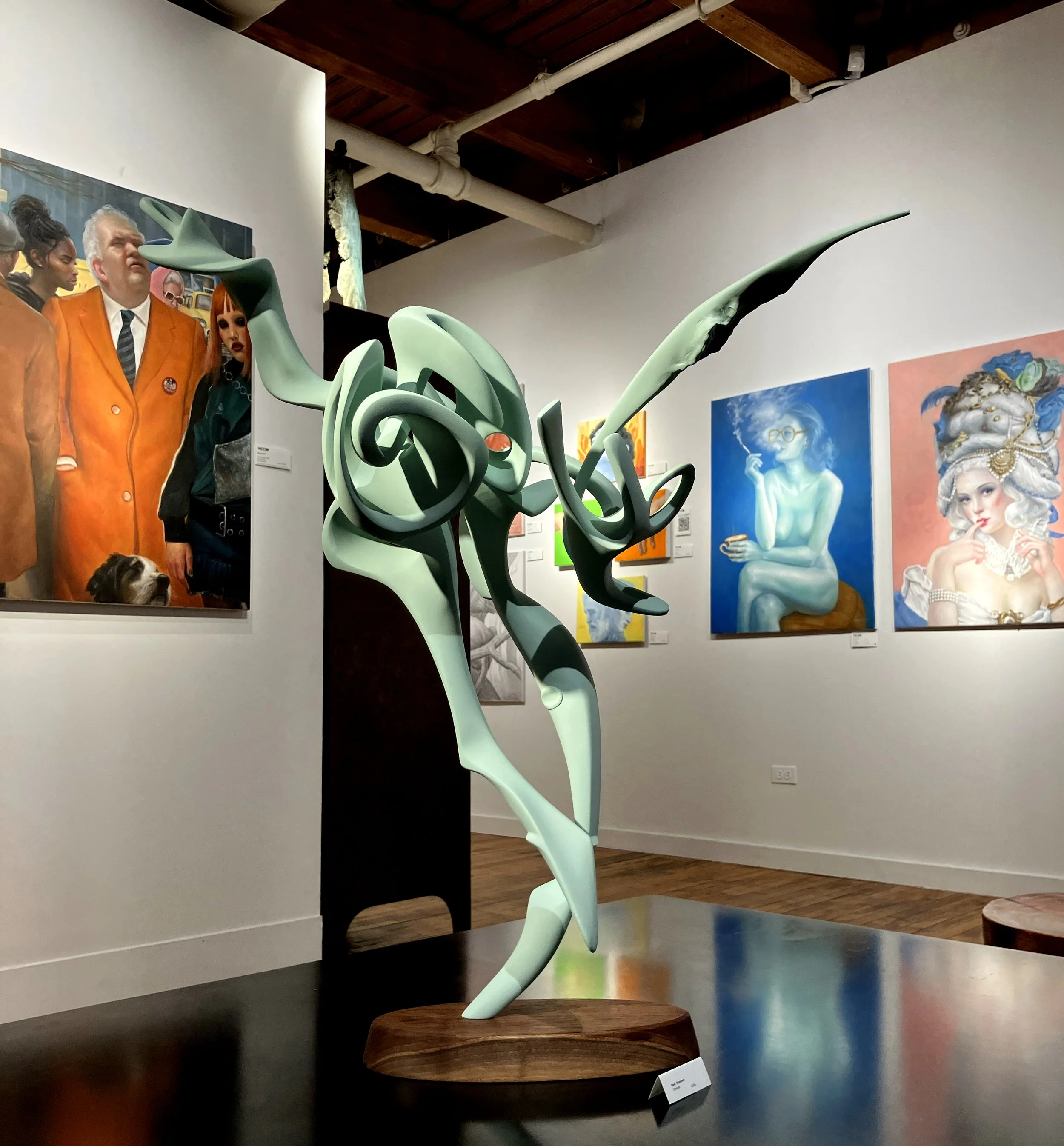 Chrysalis sculpture @ Gallery Victor