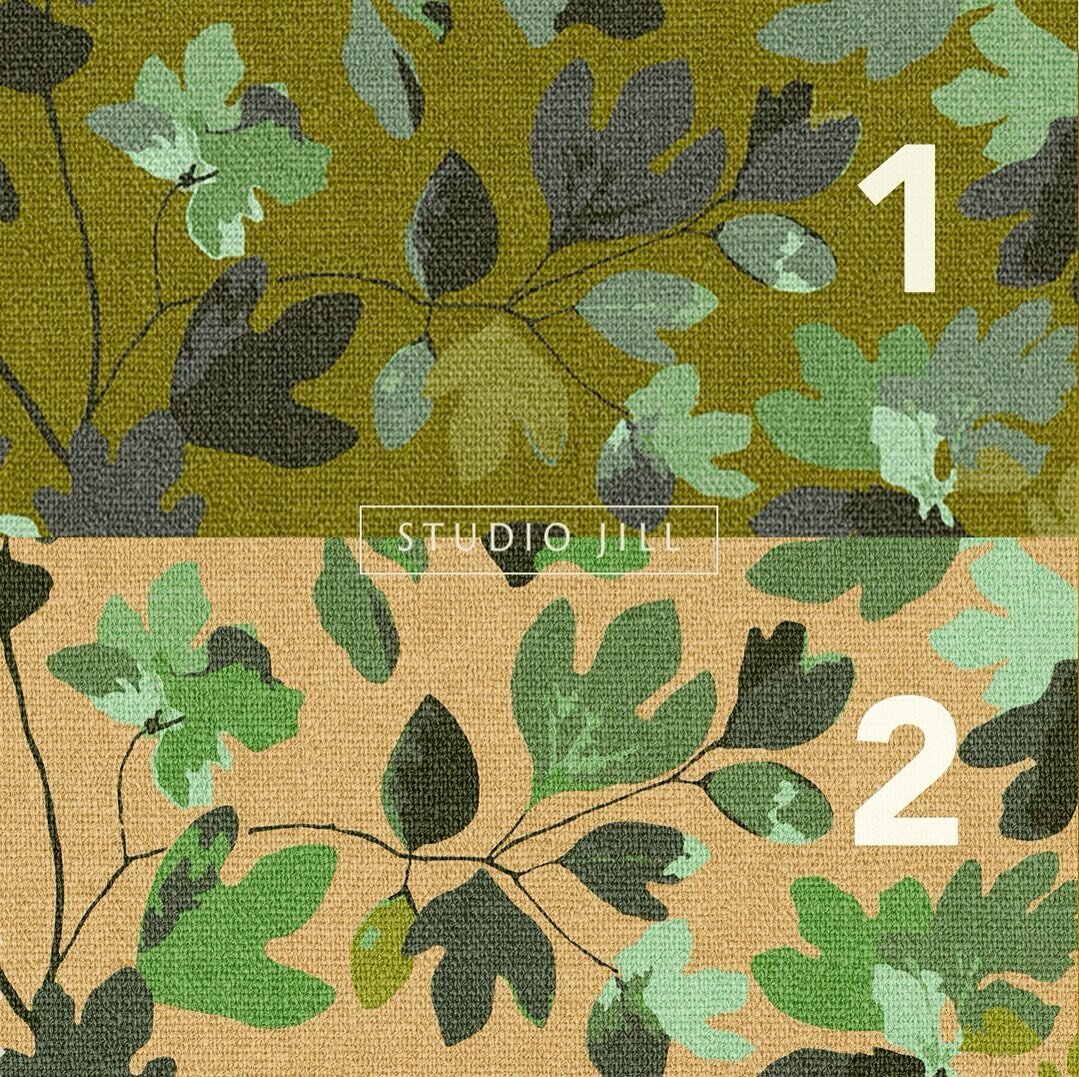 I can't help myself...throwing around a few more options. These could add a potential pop of color to a neutral space. Drop a 1 or 2 below! 

#surfacepatterndesign #textiledesign #artlicensing #immersion #studiojilltime