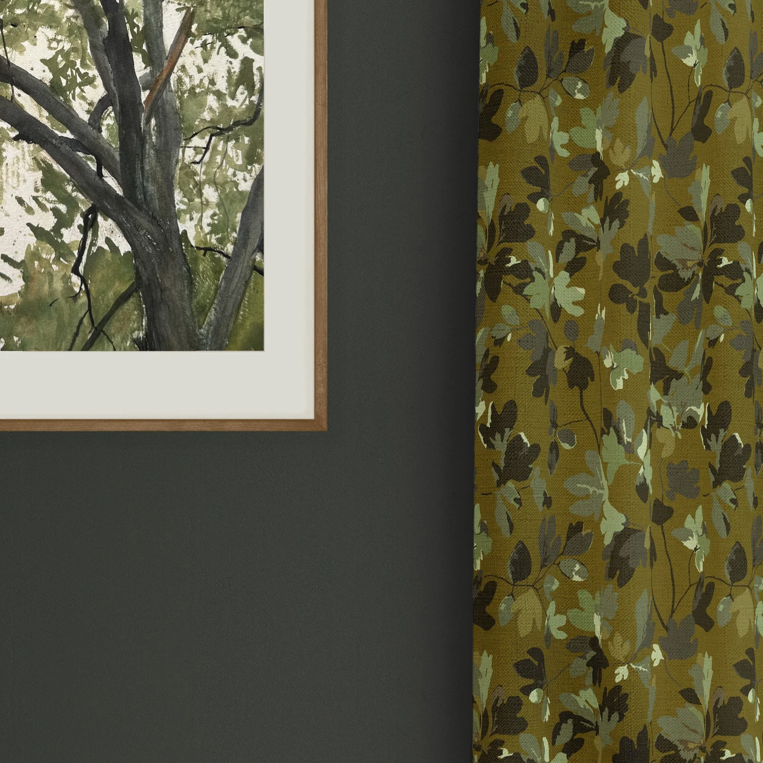 Eco-printing with leaves on fabric