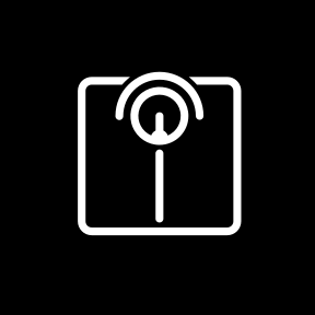 Wireless charging icon with a smartphone silhouette and charging signal.