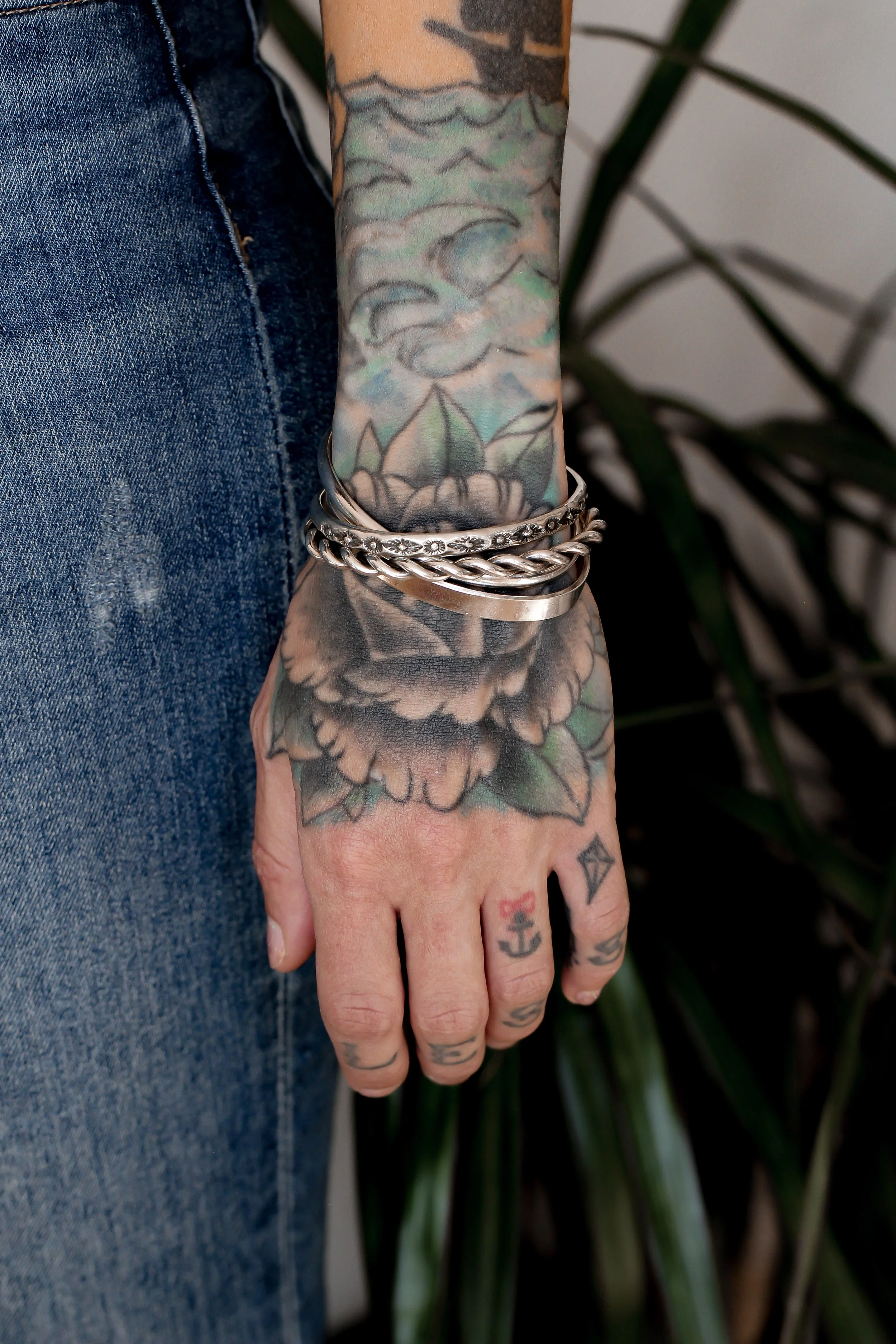 Shop for Sterling Silver Stamped Cuffs | Handmade Sterling Silver Jewelry: Salt Hive Silver - SLC, Utah