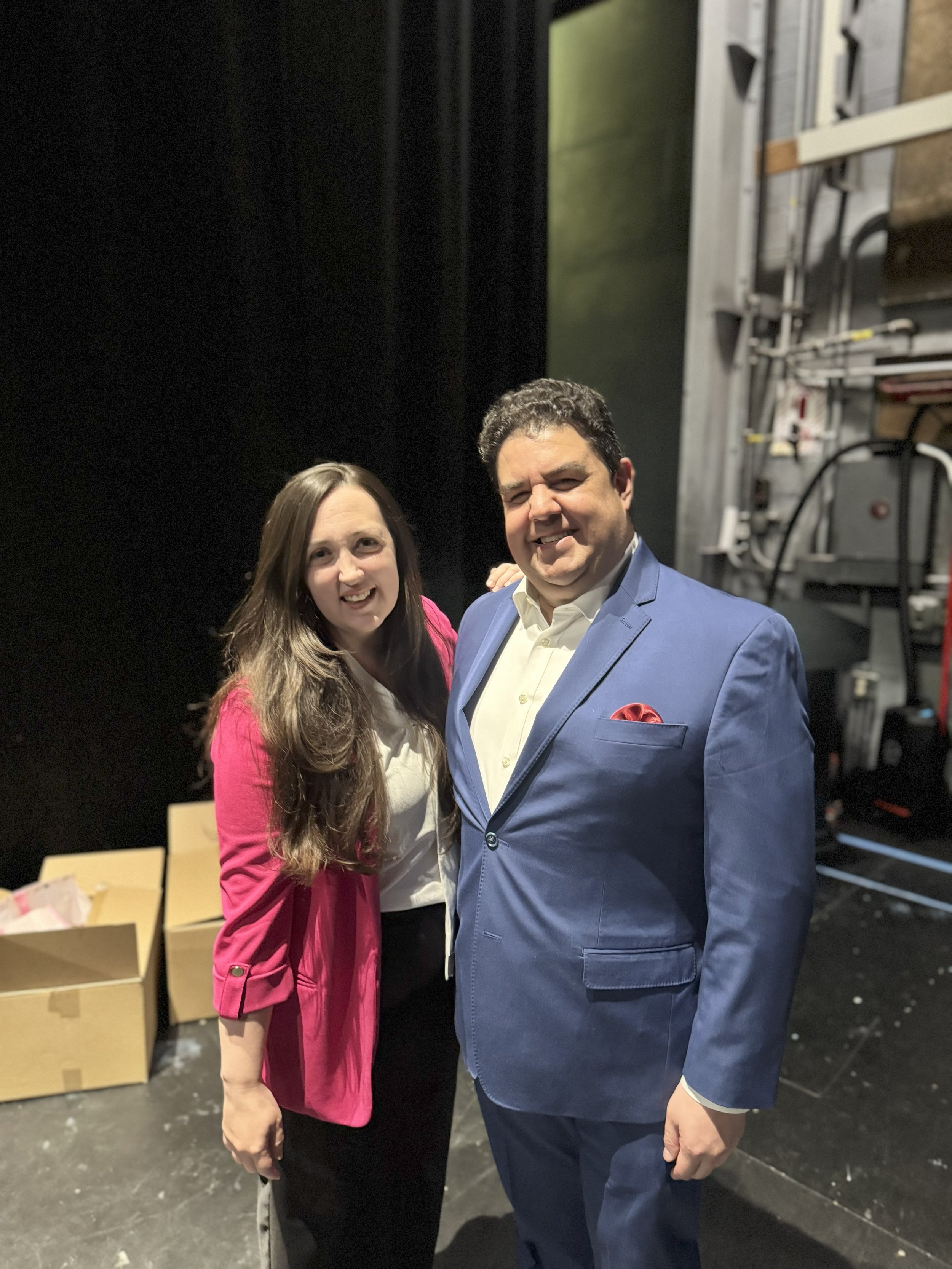 With MAP Alum/Conductor Tito Munoz
