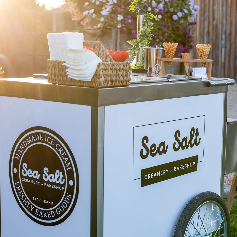 Ice Cream Cart — Sea Salt Creamery +