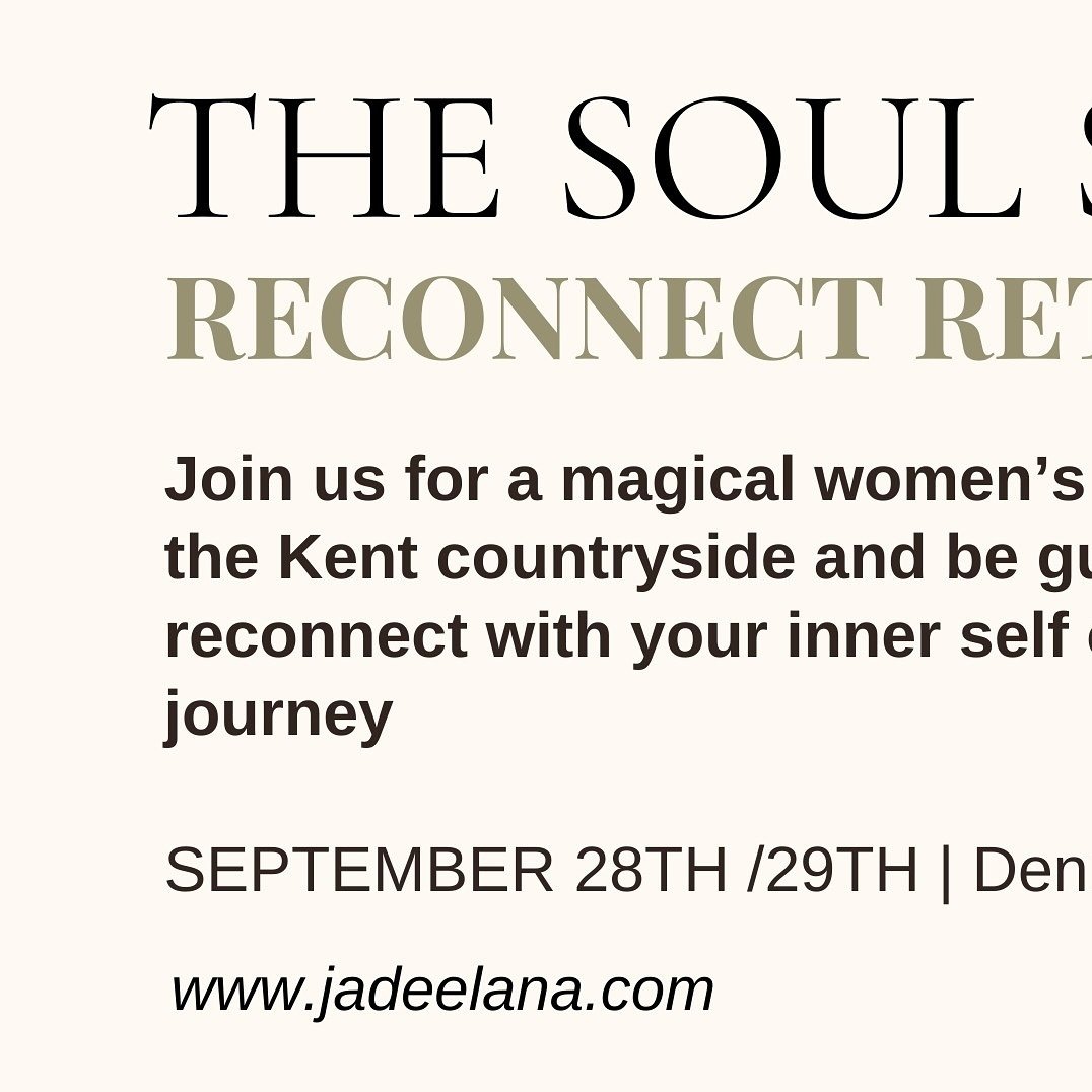 Are you ready to immerse yourself in a weekend of self Discovery , empowerment &amp; sisterhood ? 

Welcome to 

The Soul Salon &reg;
Reconnect Retreat 

A transformative 2- day women&rsquo;s retreat taking place in the 28/29th September amidst the s