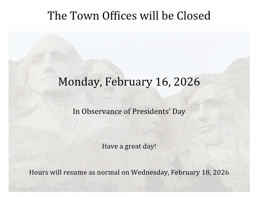 Office Closed in Observance of President’s Day