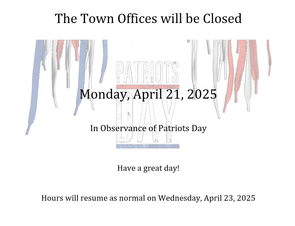 Office Closed in Observance of Patriot’s Day