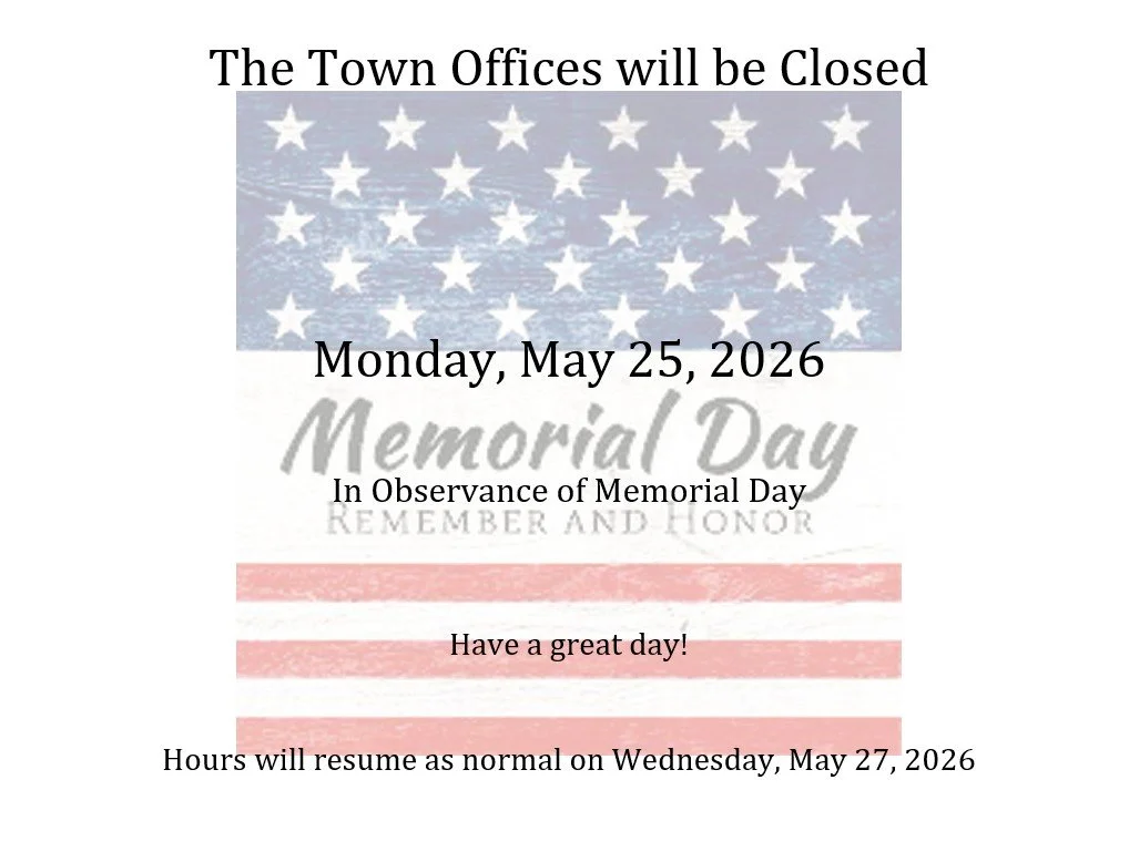 Office Closed in Observance of Memorial Day