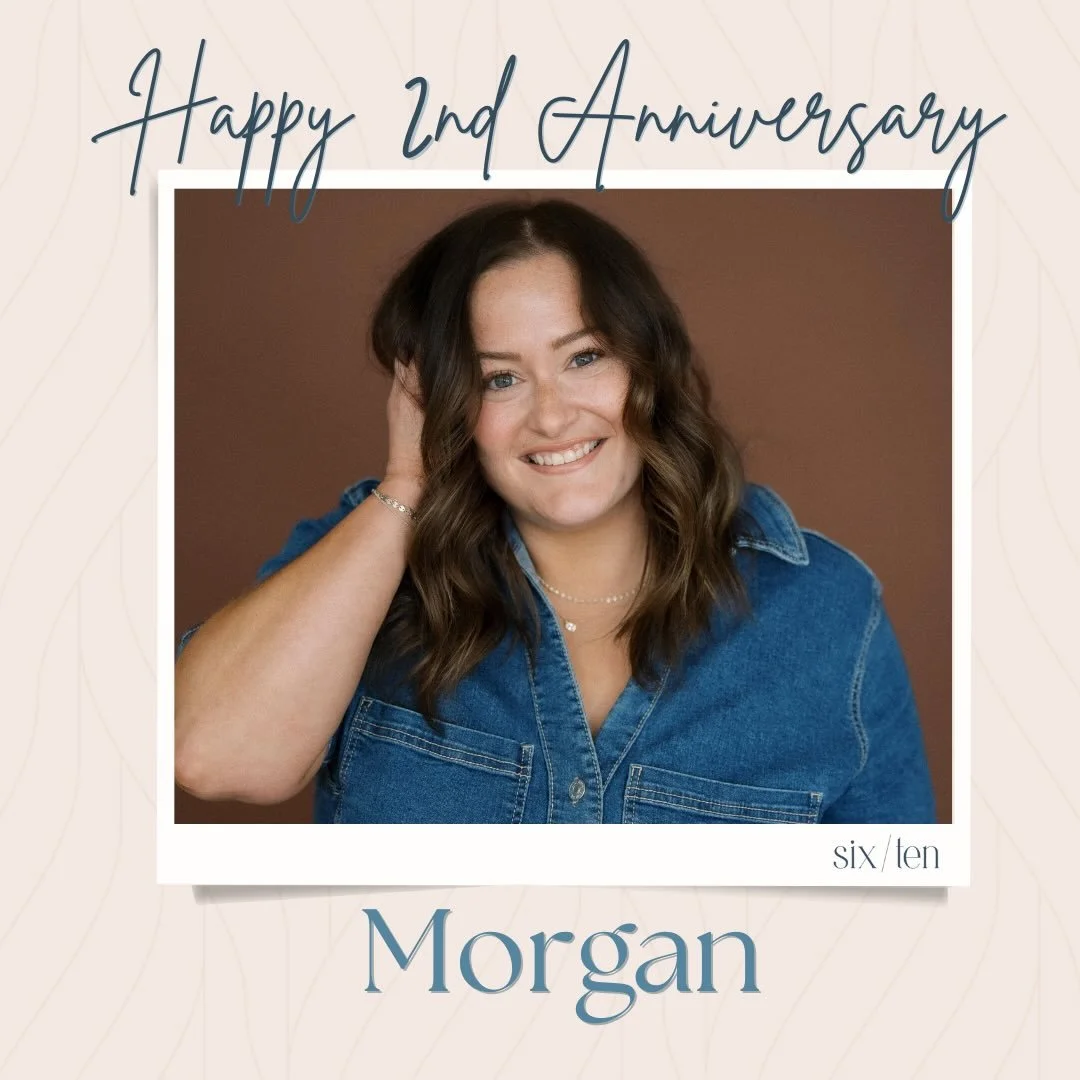 Cheers to TWO incredible years with our gal Morgan! 🩵🫶🏻✨