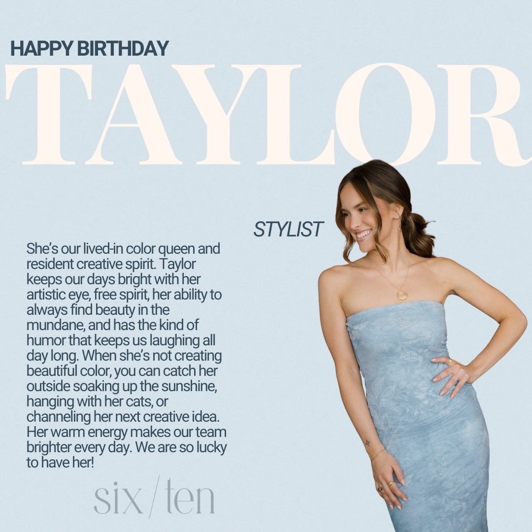 Join us in wishing our gal Taylor a very happy birthday! Happy birthday Taylor! 🥳🫶🏻