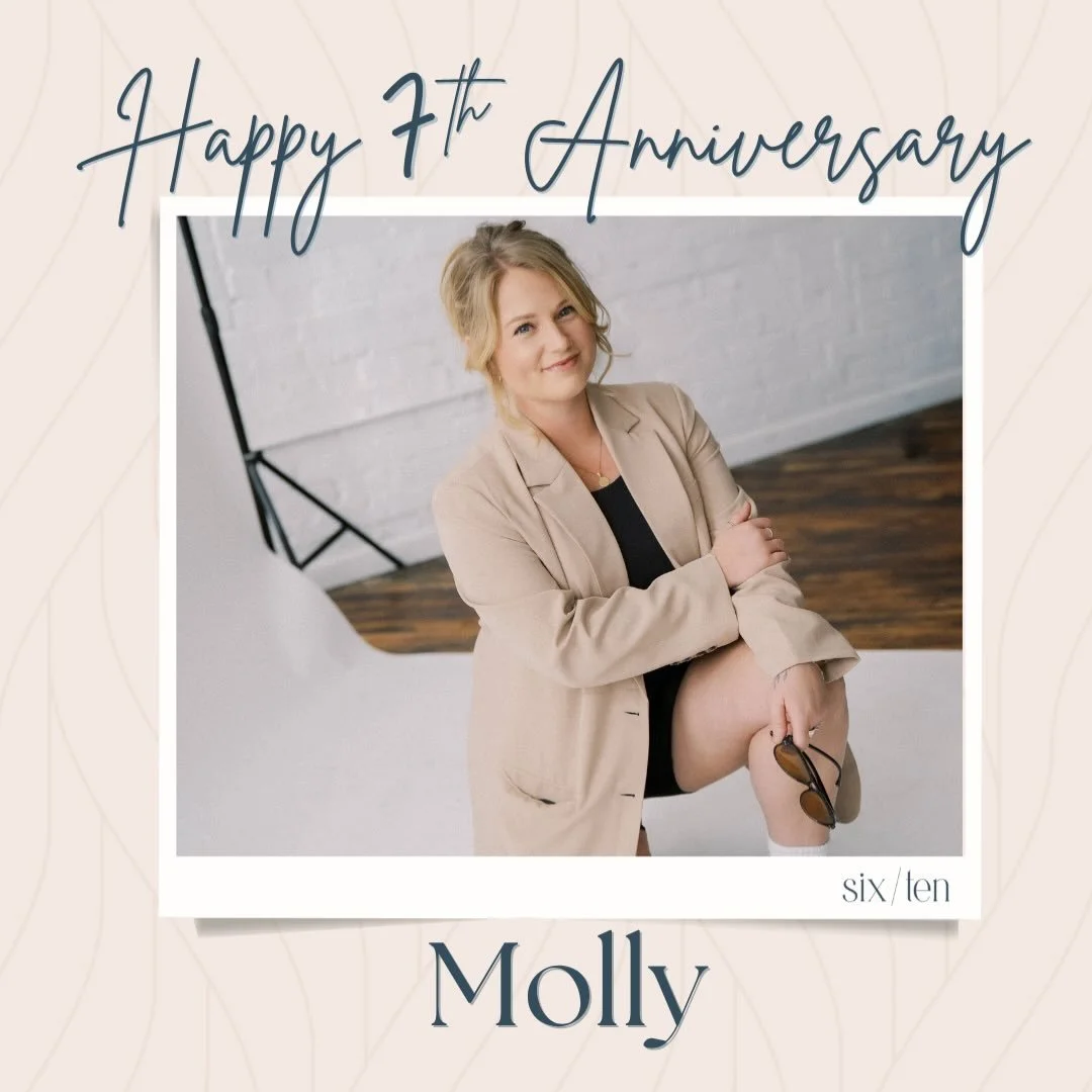 Join us in wishing our longtime gal Molly a happy anniversary! SEVEN YEARS! 👏🫶🏻🩵