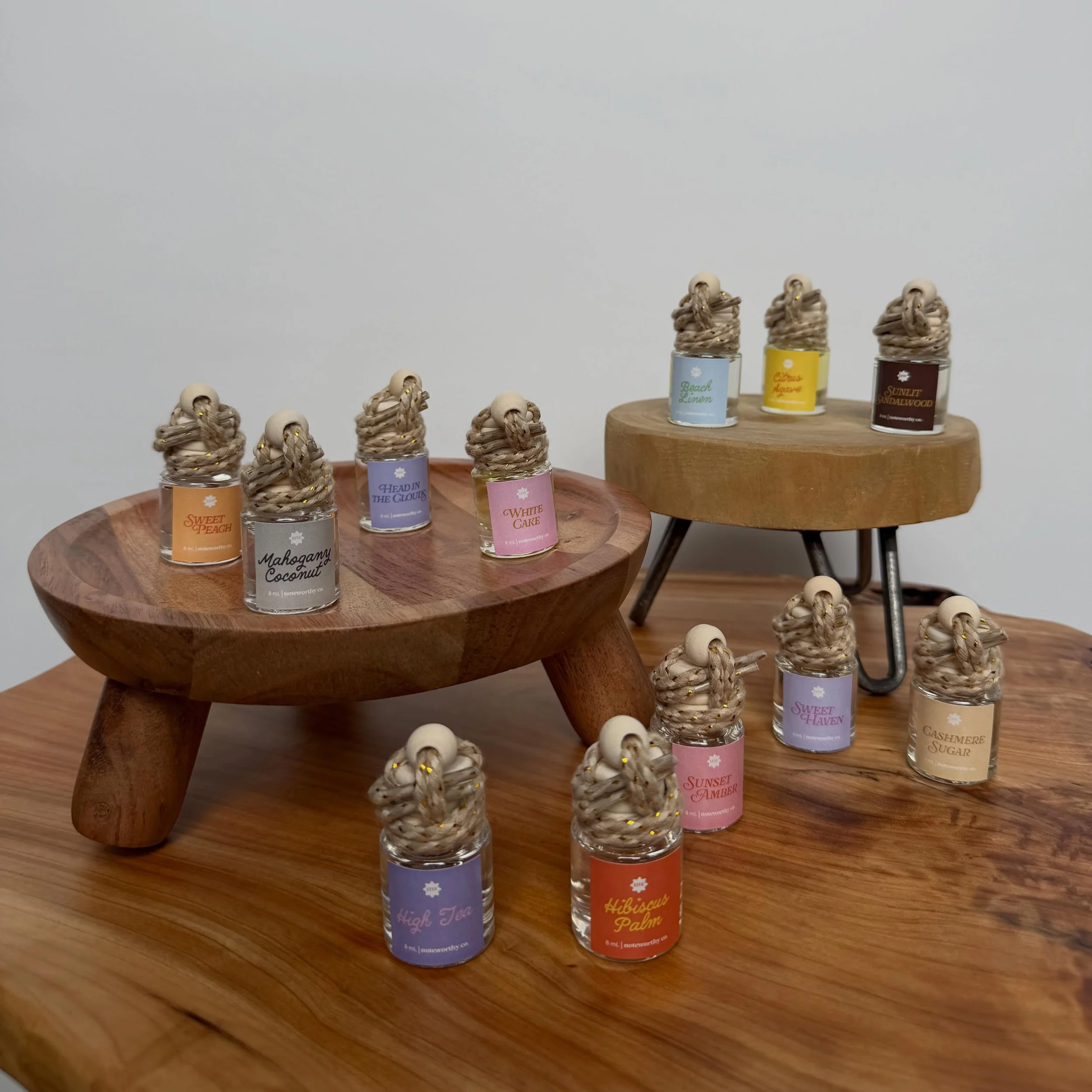 Our top selling car diffusers are BACK once again with a new line-up of summer scents. Think: peachy, beachy, soft, and warm. Smell them all in our boutique to find your new fave! 

Retails for $11 each!
