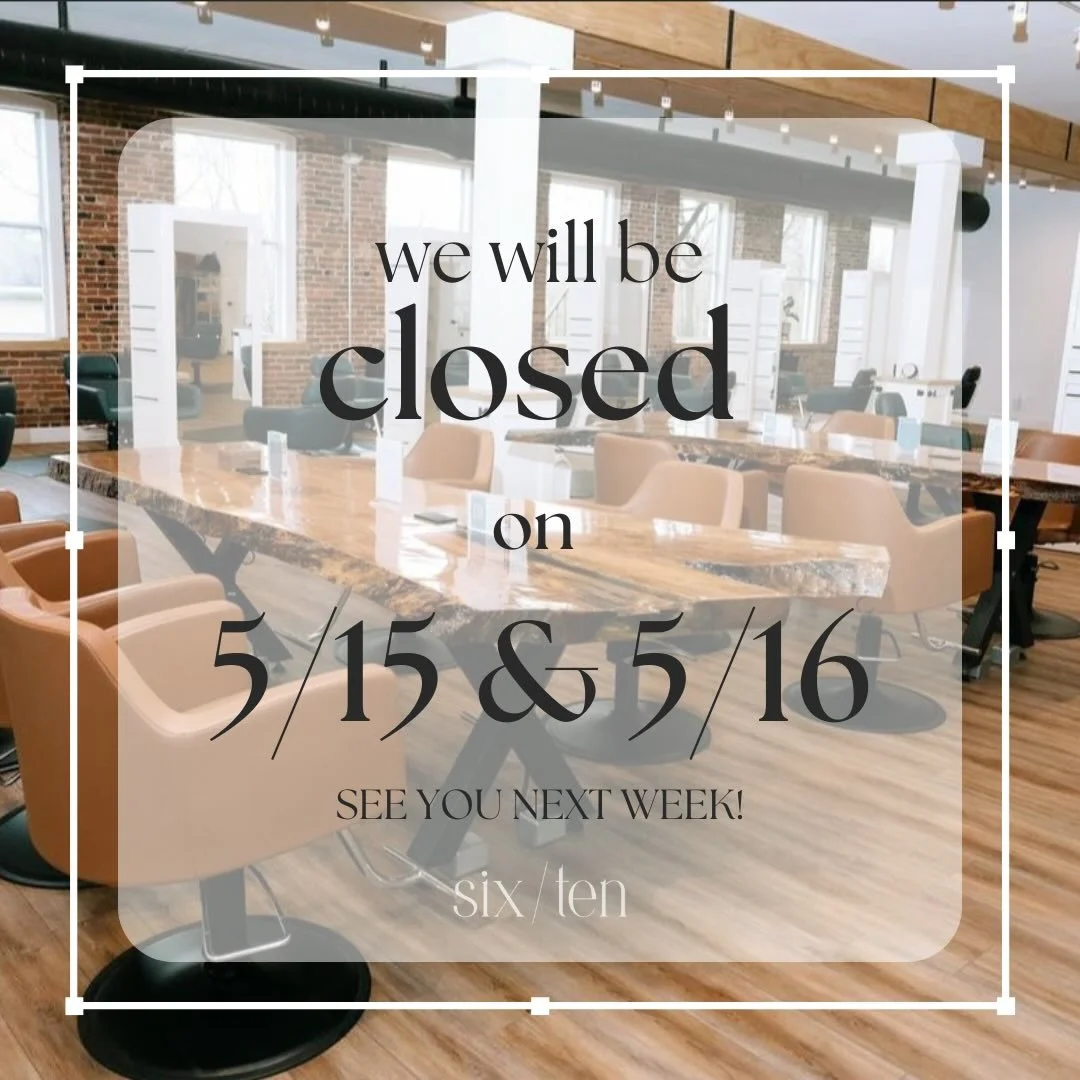 We will be closed on Friday 5/15 &amp; Saturday 5/16 as the team heads to Austin, TX to celebrate our Salon Today Top 200 Award!