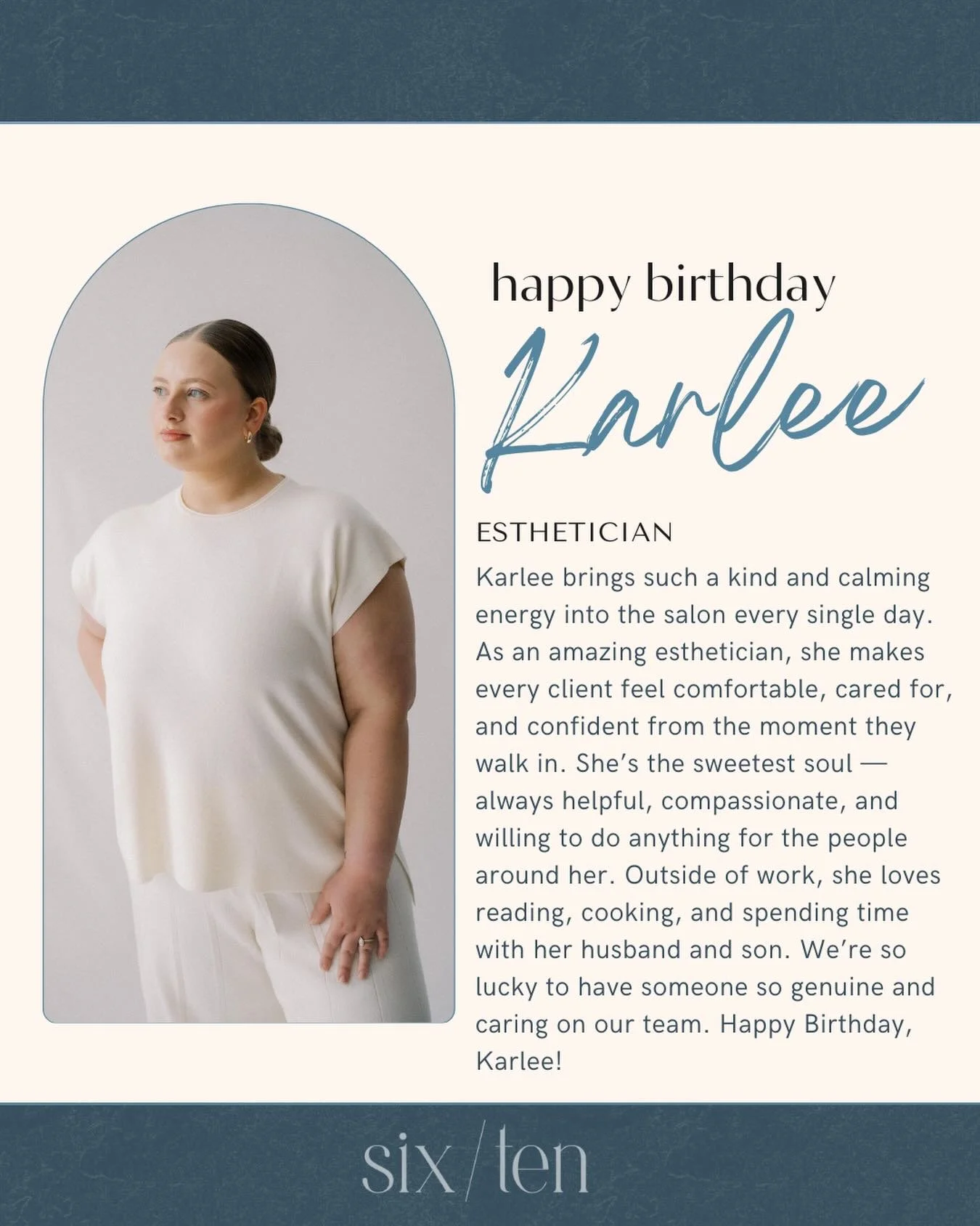 Happy, happy birthday to our queen of tranquility, Karlee! 🩵🫶🏻✨