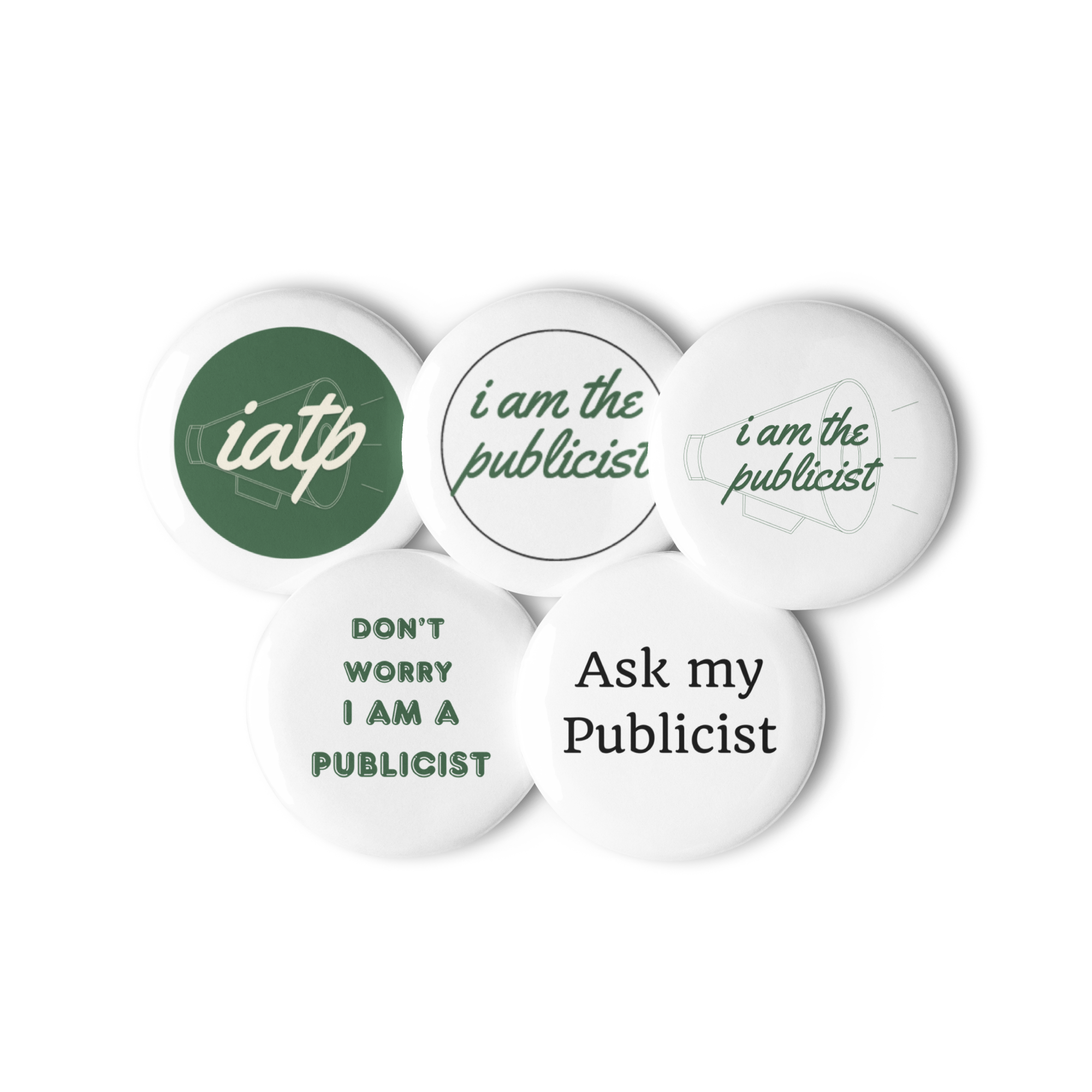 IATP Pin Buttons (set of 5)