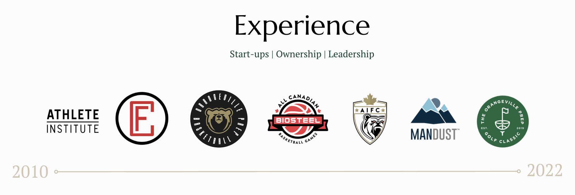 Adam Hoffman's professional experience