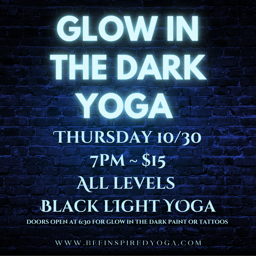 Glow in the Dark yoga