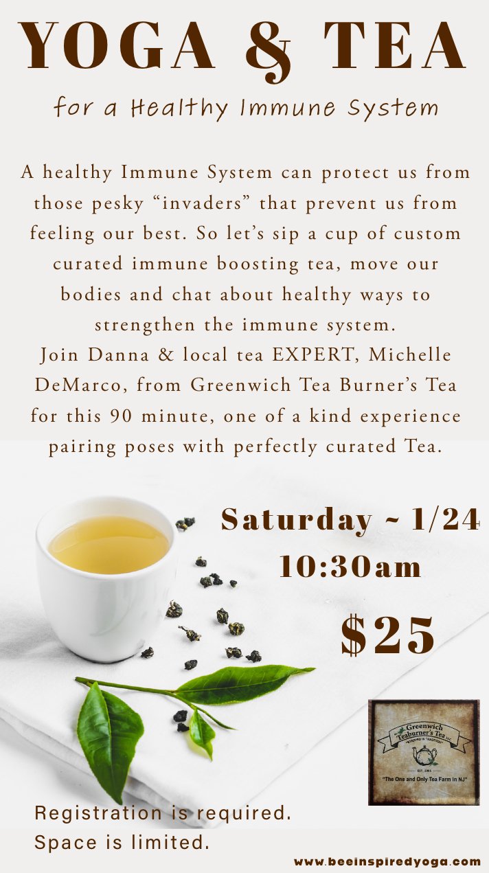 Yoga & Tea - healthy immune system