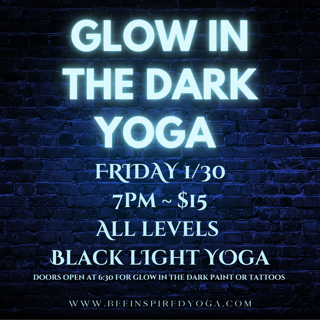 Glow in the dark yoga