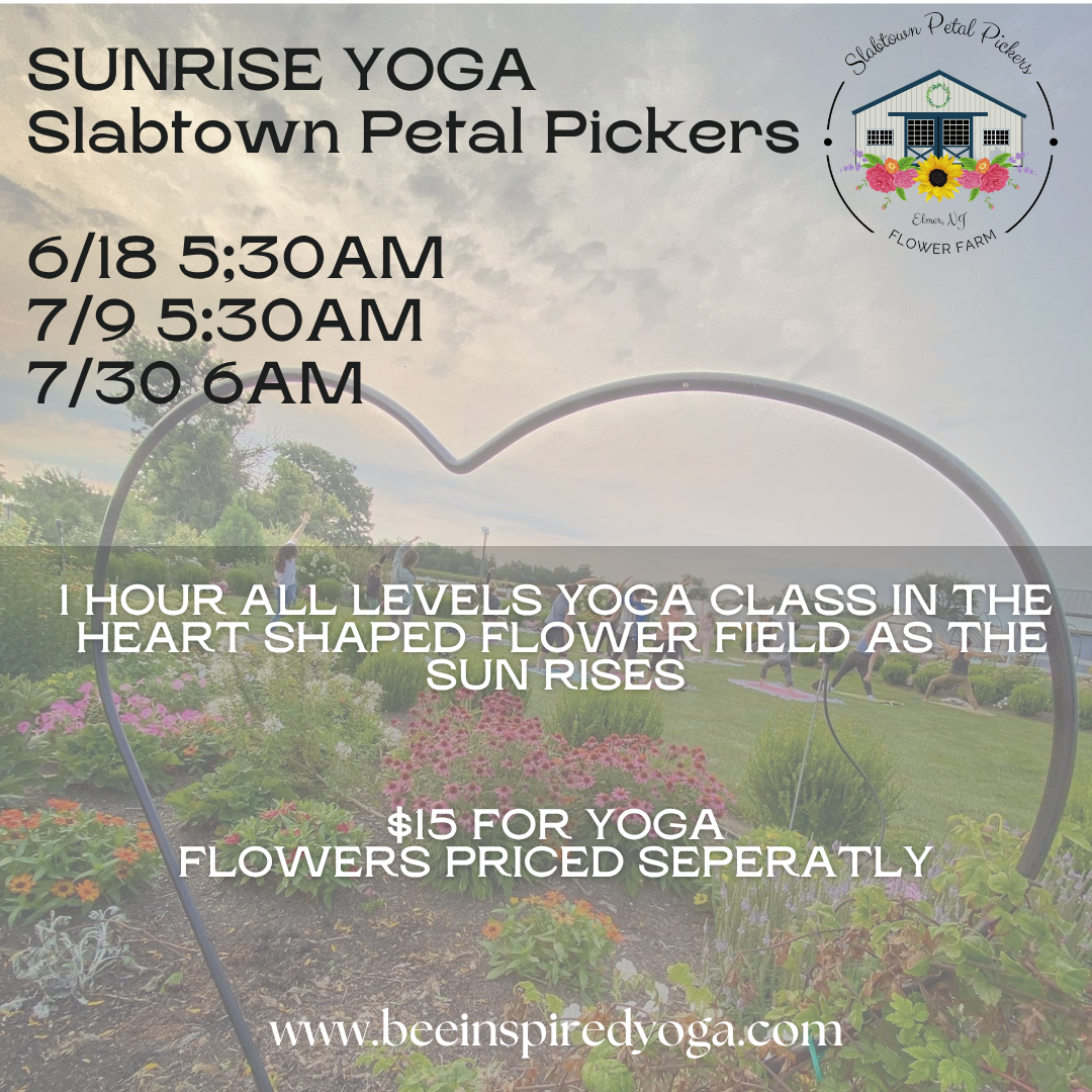 Sunrise Flower farm yoga