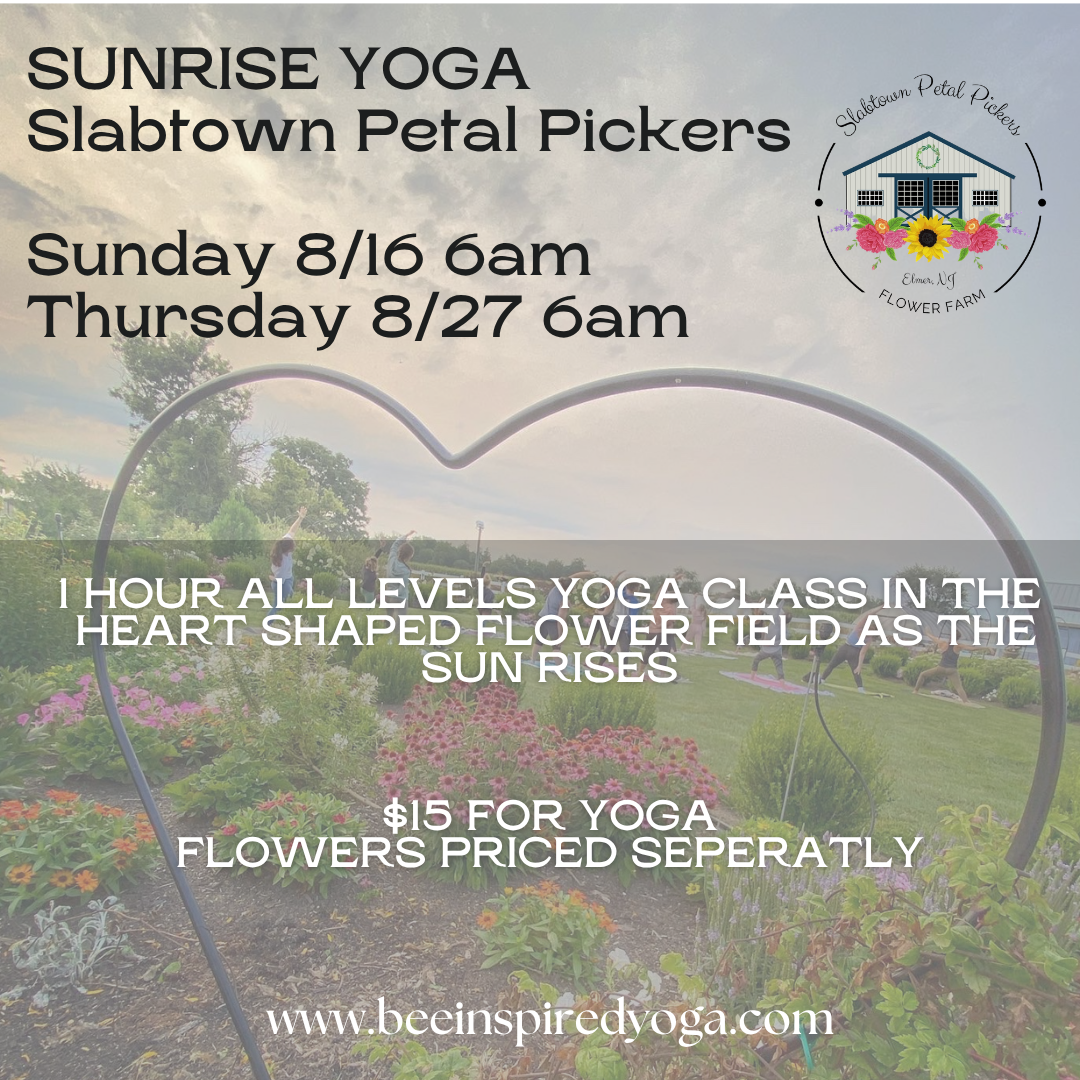 Sunrise Flower farm yoga