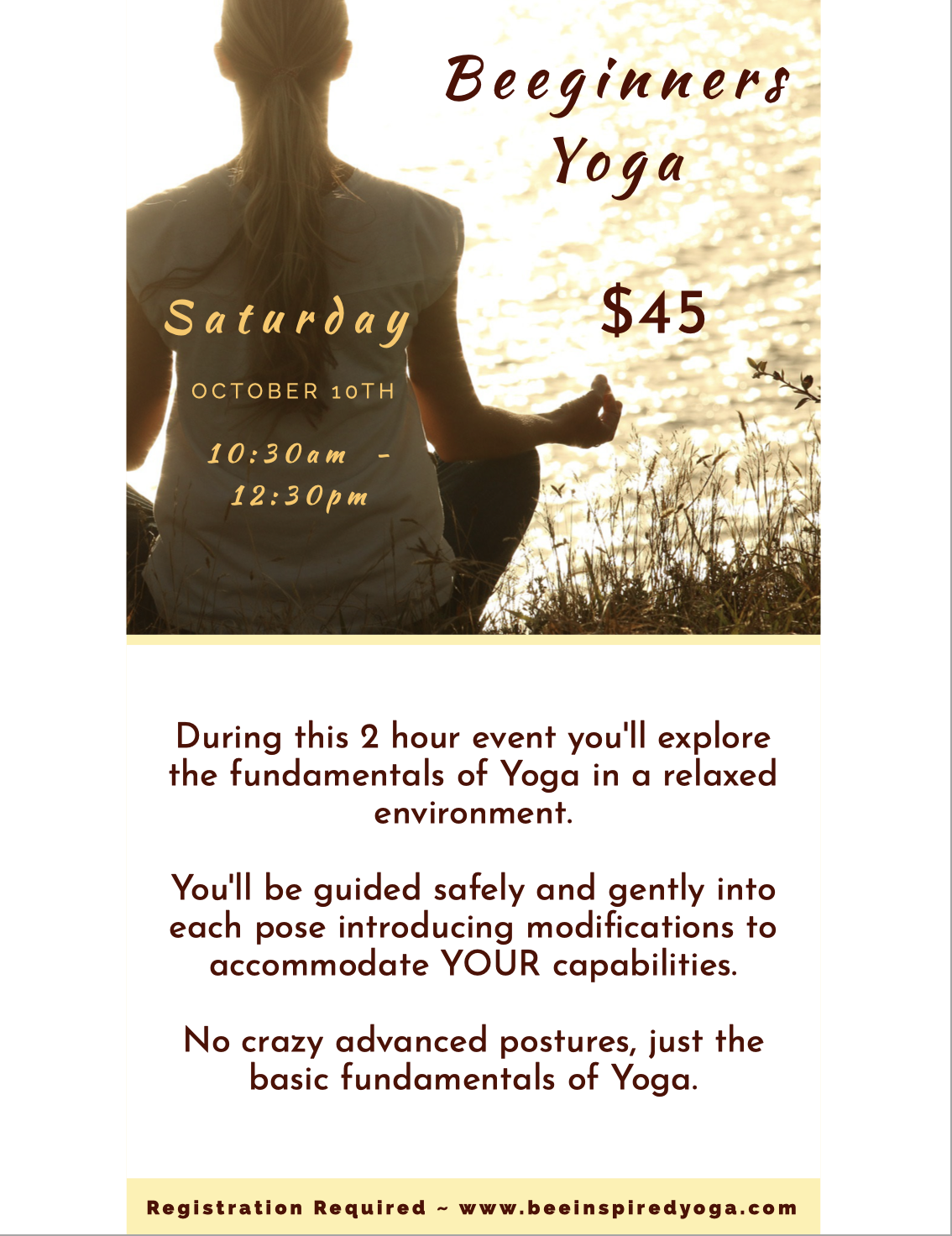 Beeginner yoga