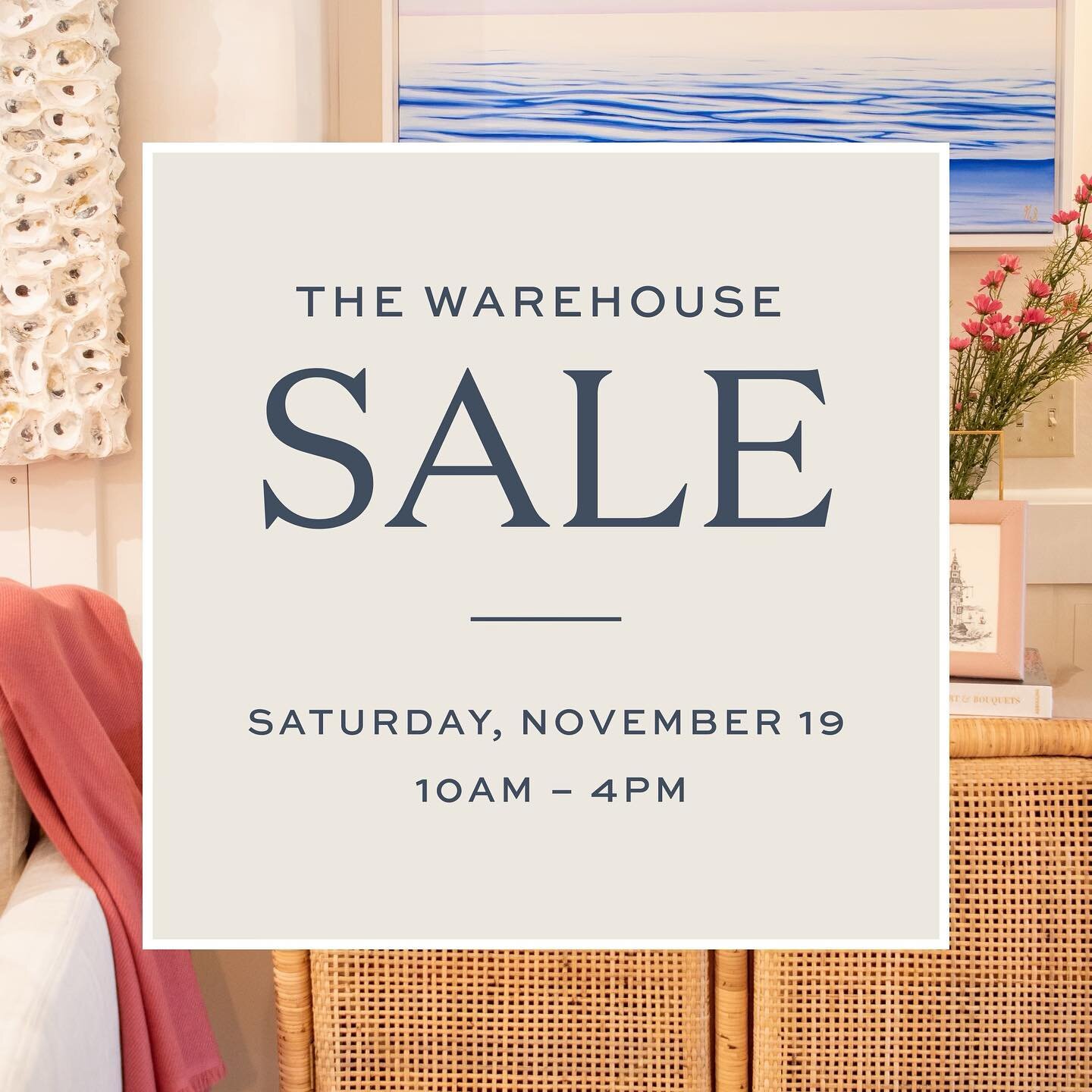 Don&rsquo;t miss out on our one day annual sale at our warehouse location! BYOT ( bring your own truck). First come first serve. Larger items can be scheduled for delivery for additional fee. Come to the warehouse Saturday the 19th! Don&rsquo;t miss 