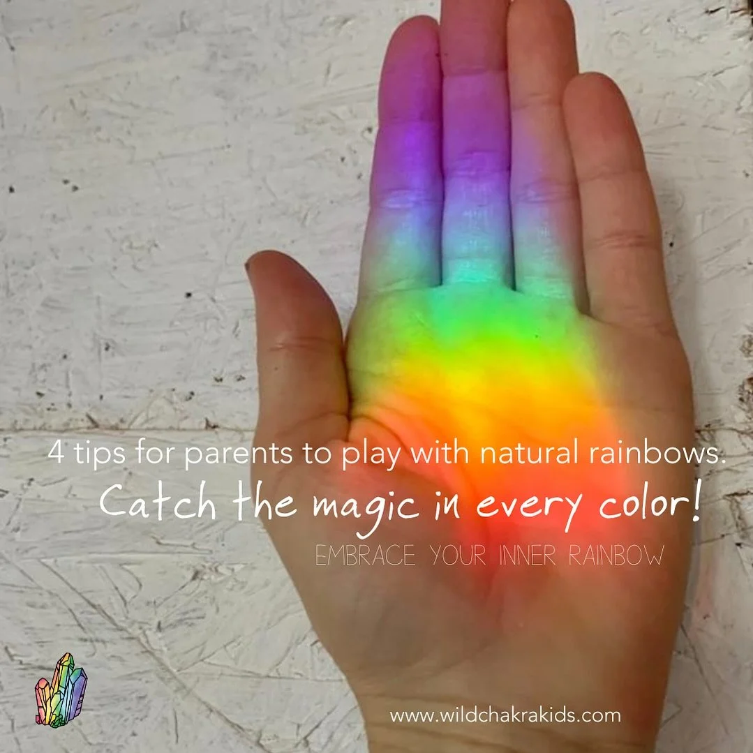 Reaching for the rainbow within 🌈✨ Let your inner light shine and embrace the magic of your true colors! 

4 Tips for Parents to inspire and Play with  their kids and Natural Rainbows:

1. Chase the Light: 🌈 Use a glass of water or a mirror to refl