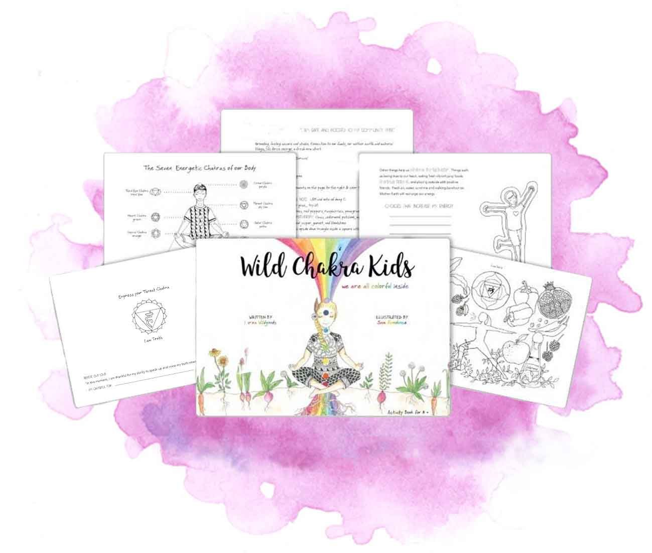 Whats Inside Wild Chakra Kids Coloring Book