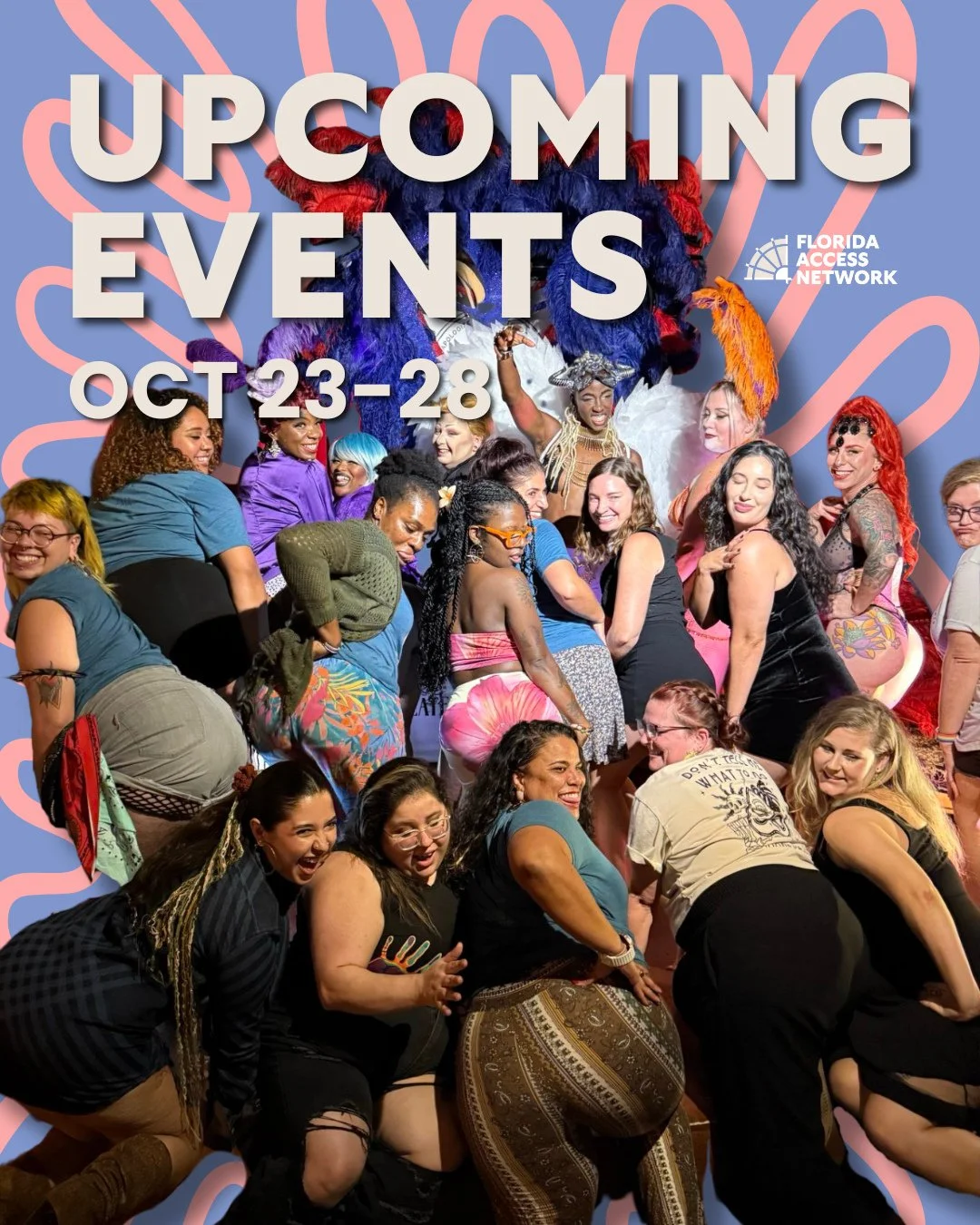 We're still reeling from last week's gorgeous affair 🤩🍑🥵 If you missed out on this powerful &amp; erotic night of radical self-love, celebration, debauchery, and community care... well, you really missed out! Scroll thru to see events going on fro