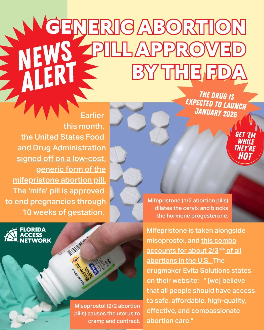 Earlier this month, the United States Food and Drug Administration signed off on a low-cost, generic form of the mifepristone abortion pill. The ‘mife’ pill is approved to end pregnancies through 10 weeks of gestation. The pill is set to