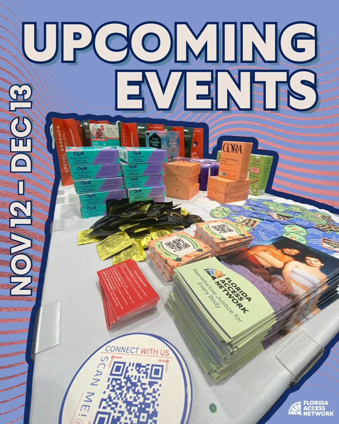 Check out our upcoming events! Links are always in the bio😉⁠
⁠
VIRTUAL! 11/12 @ 6PM Digital Volunteer Orientation: This training will cover detailed abortion information, history of abortion funds, history of FAN, a *very* brief RJ history overview,