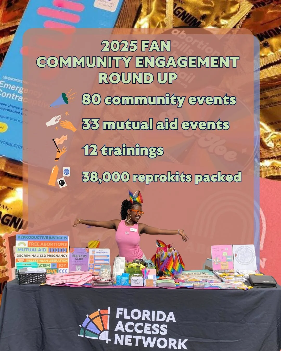 Our 2025 community engagement round up is here! Our CE team has faced transitions and growth this past year, and they've been keeping our programming going through it all 💕⁠
⁠
Here's a recap of everything our CE team accomplished this past year:⁠
⁠
