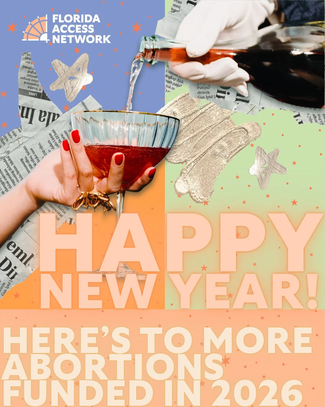 Happy New Year, FAN Fam 💖 We've got our sights set on another year of funding abortions with ya'll by our side