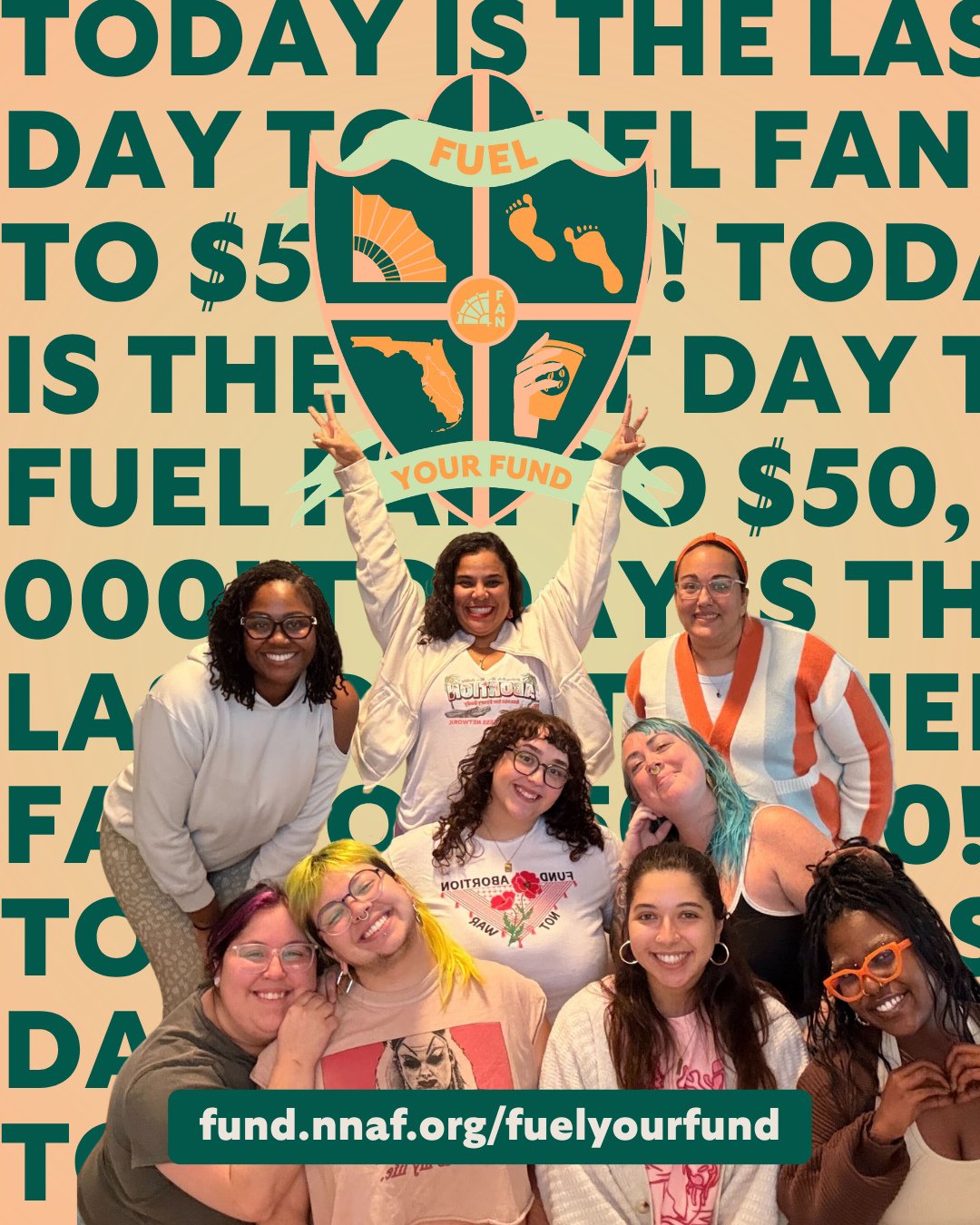 Today, Sunday, May 31st is the LAST DAY to donate to our Fuel Your Fund campaign for $50,000. ❤️&zwj;🔥🚨🏃🏾We've raised over $45,000, and we need your support to fuel us to the finish line! When you donate to FAN, your dollars will go towards meeti