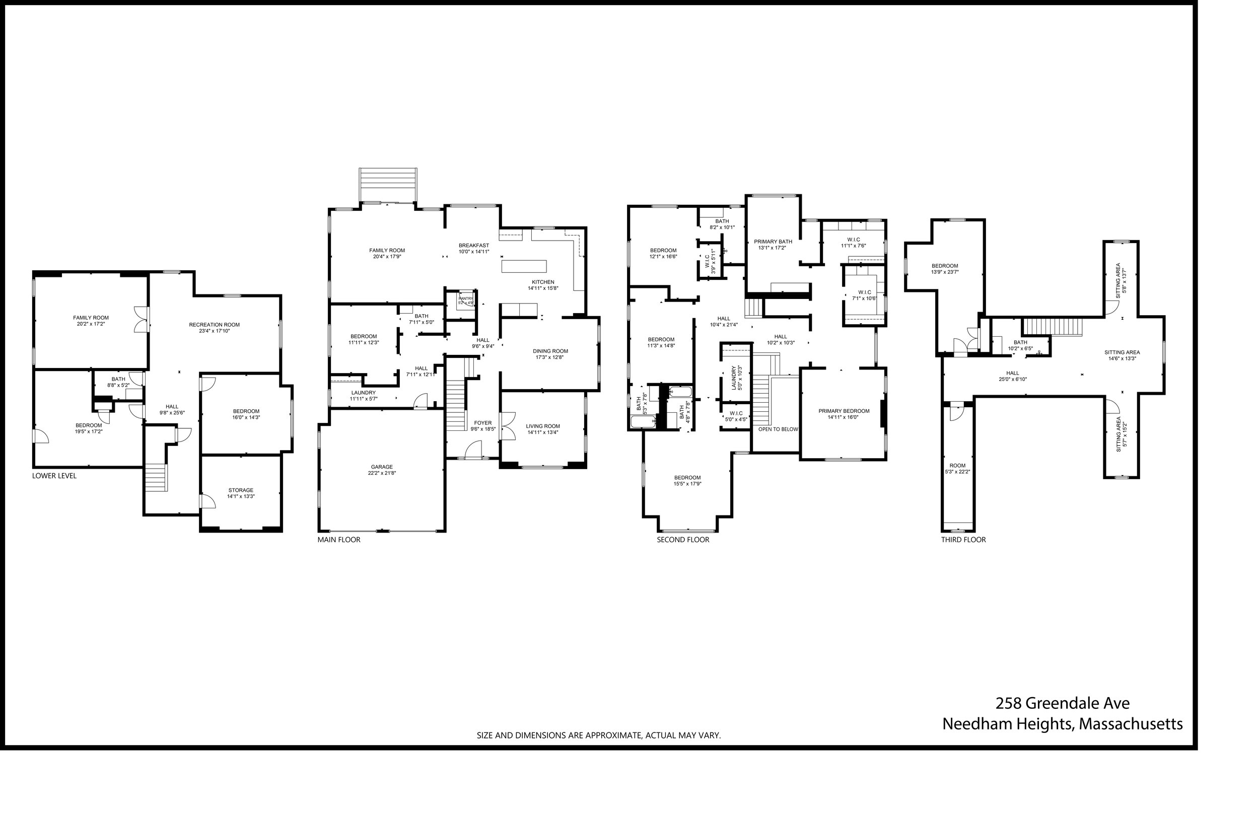 Floor Plans — 258 Greendale Avenue