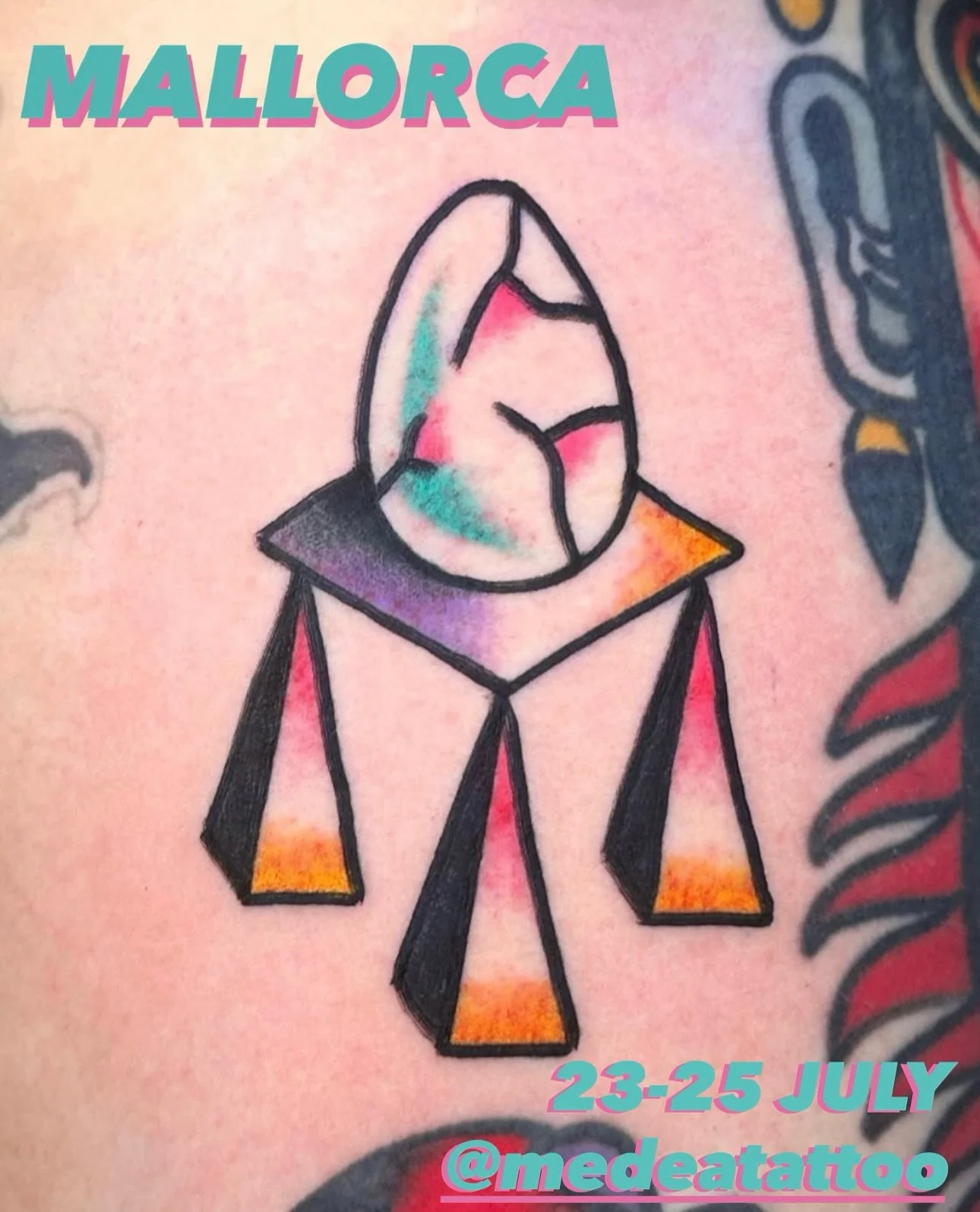 Estamos encantados de contarles que volveremos a tener con nosotros unos d&iacute;as a  nuestra colega @medeatattoo por la tienda los d&iacute;as 23 al 25 de Julio. Si te apetece concretar una cita para tatuarte con ella durante su vuelta por Palma d
