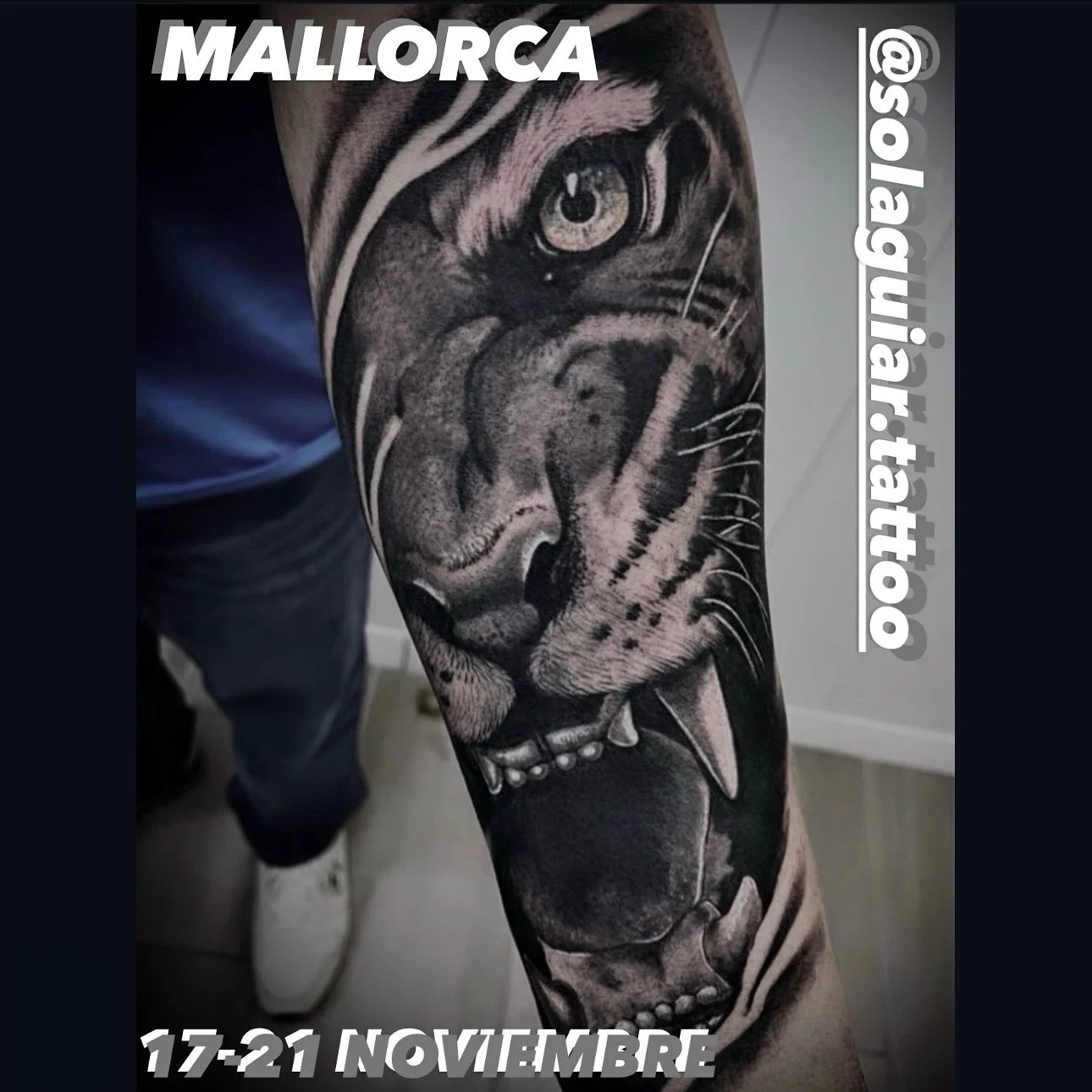 Los d&iacute;as 17 al 21 de Noviembre tendremos por la tienda a @solaguiar.tattoo Si te apetece concretar una cita para tatuarte con ella durante su paso por Palma de Mallorca, contacta directamente con ella o pasa por la tienda

We will have @solagu