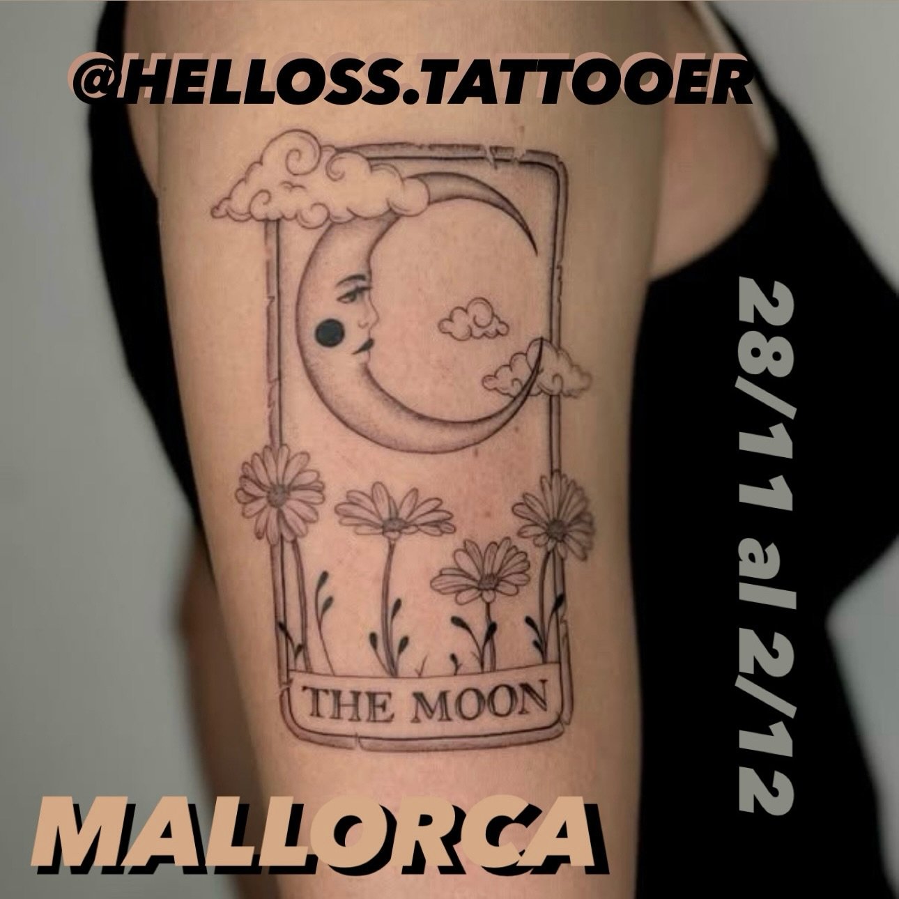 Un verdadero placer contarles que tendremos con nosotros unos d&iacute;as a @helloss.tattooer por la tienda los d&iacute;as 28 de Noviembre al 02 de Diciembre. Si te apetece concretar una cita para tatuarte con ella durante su paso por Palma de Mallo