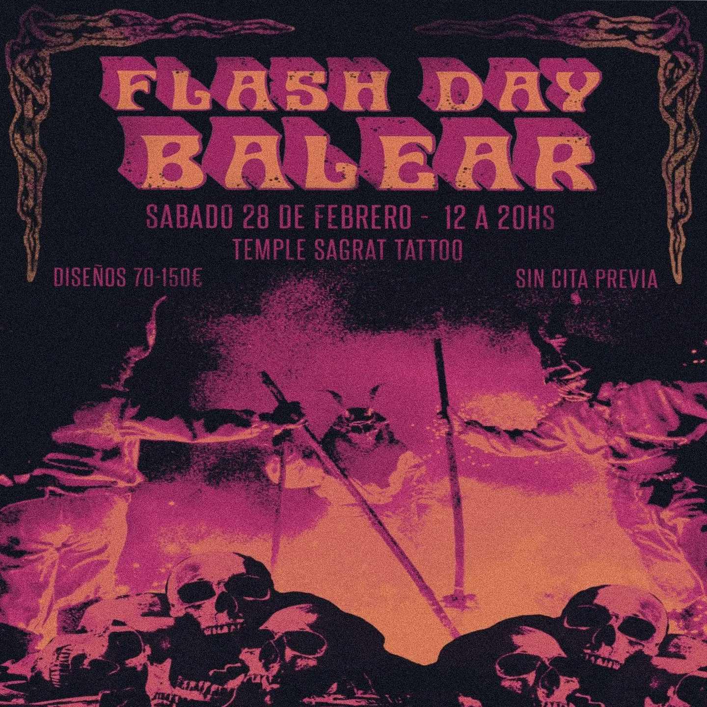 💥Este 2026 empezamos con las pilas cargadas y @templesagrattattoo trae un evento y homenaje al d&iacute;a de Les Illes Balears.

👉En efecto, tomamos el relevo del Flash Day Balear, del cual nos hacen el paso de antorcha nuestros amigos de @carniefa