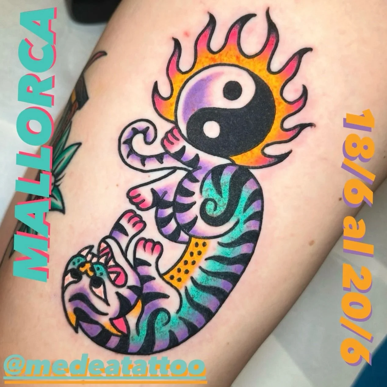 Encantados de volver a tener con nosotros unos d&iacute;as a @medeatattoo por la tienda los d&iacute;as 18 al 20 de Junio. Si te apetece concretar una cita para tatuarte con ella durante su paso por Palma de Mallorca, contacta directamente con ella o