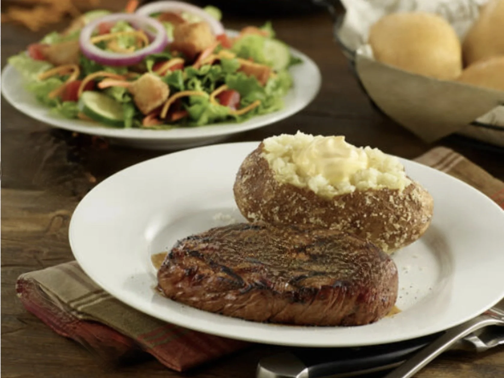 $20 Steak (or Shrimp) Dinner