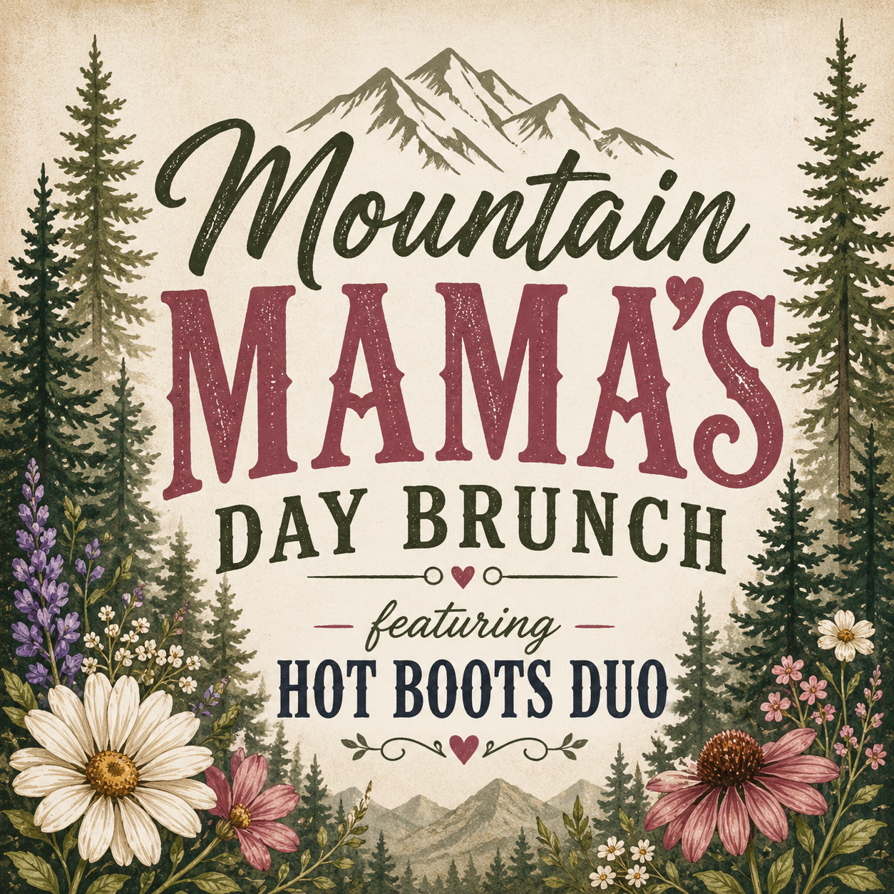 OPEN. Mother's Day Brunch @10:00-2:00