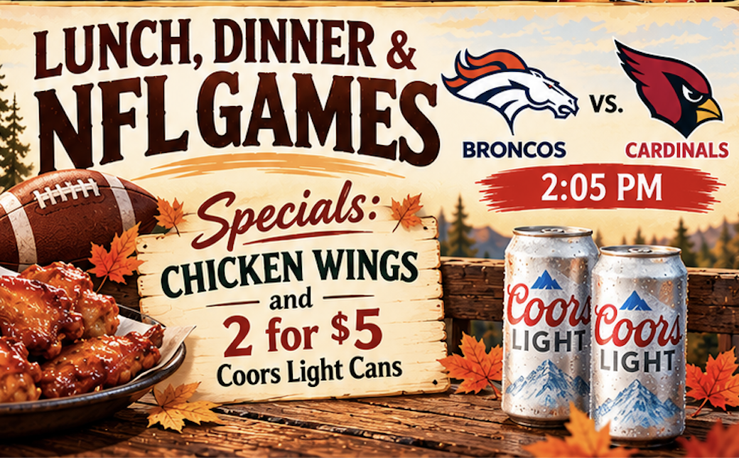 Lunch, Dinner & NFL