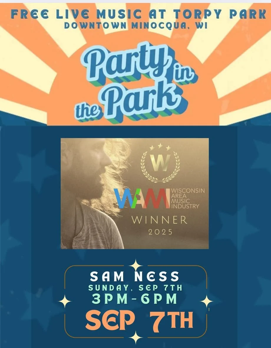 Party in the Park Sept 7 With Sam Ness