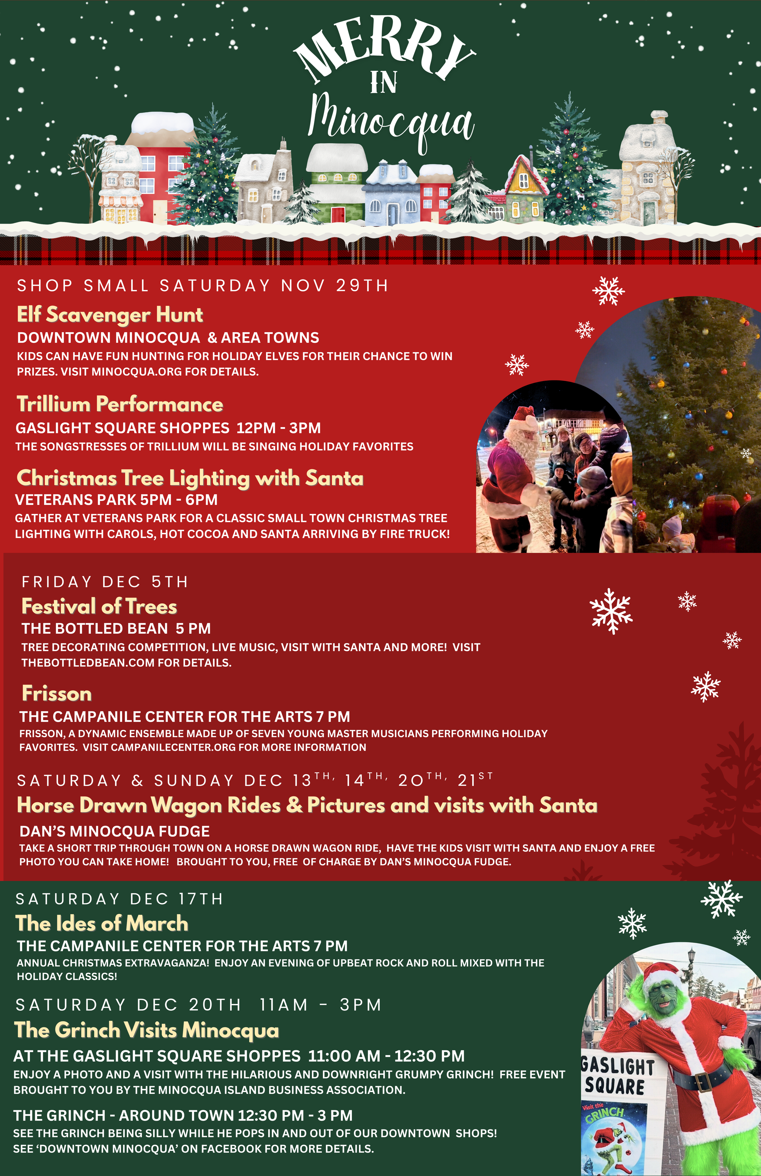 Downtown Minocqua Tree Lighting