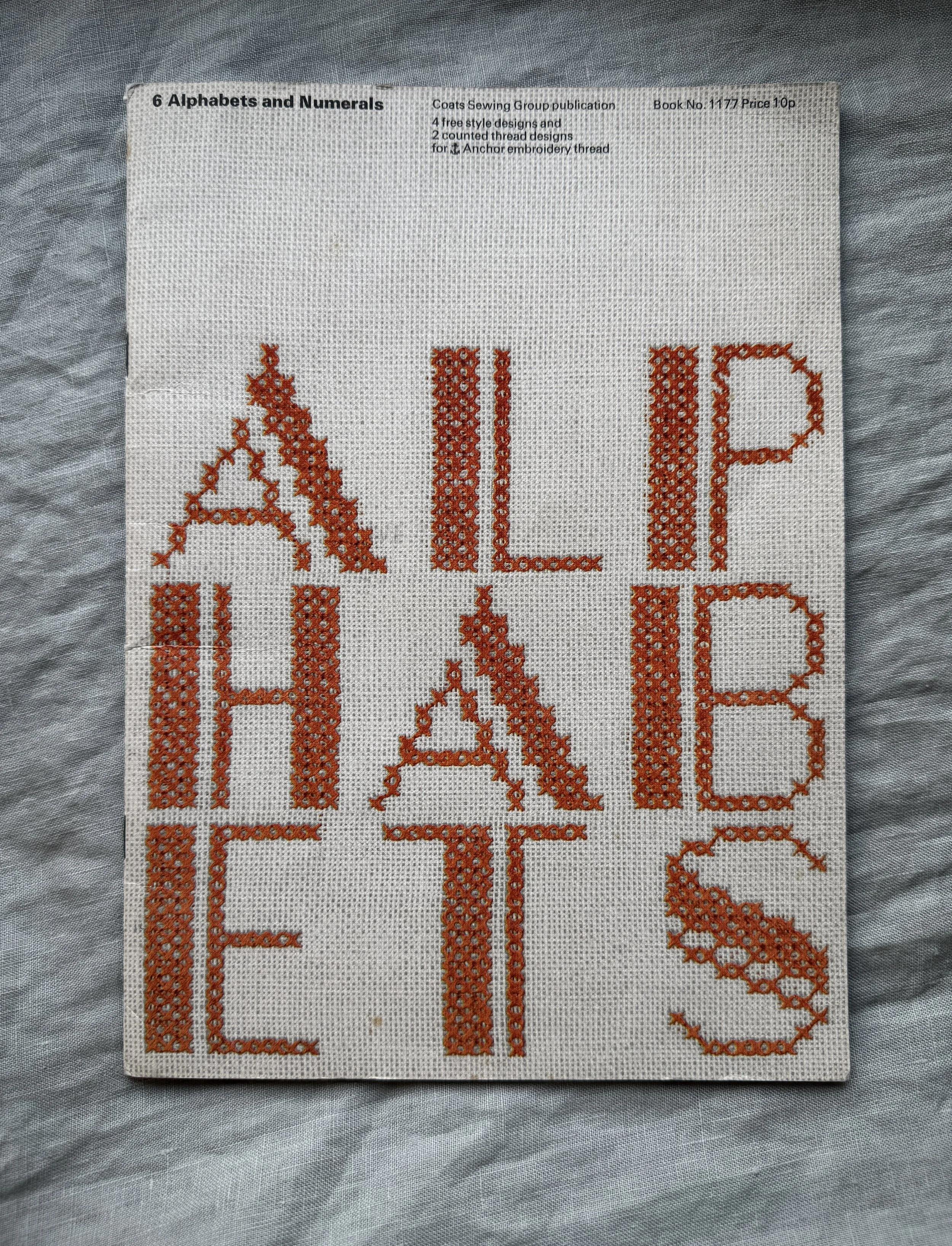 Vintage Embroidery Pattern Book - Alphabets