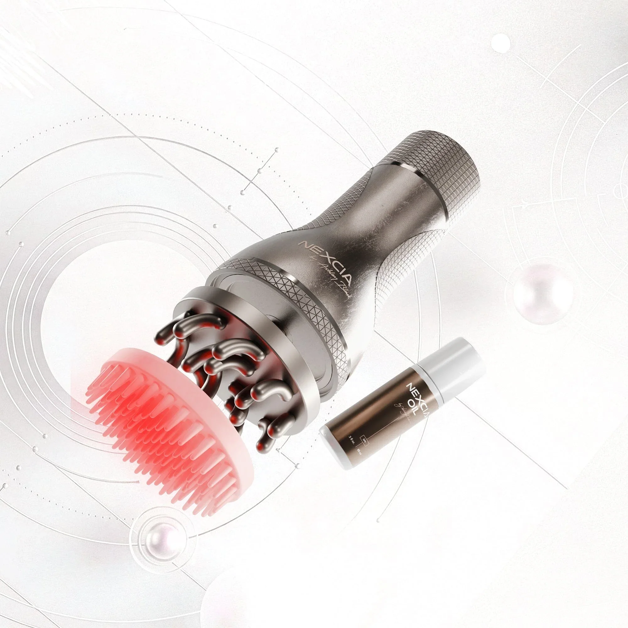 A person sitting cross-legged on a yoga mat receiving a massage from a masseuse in a wellness studio.