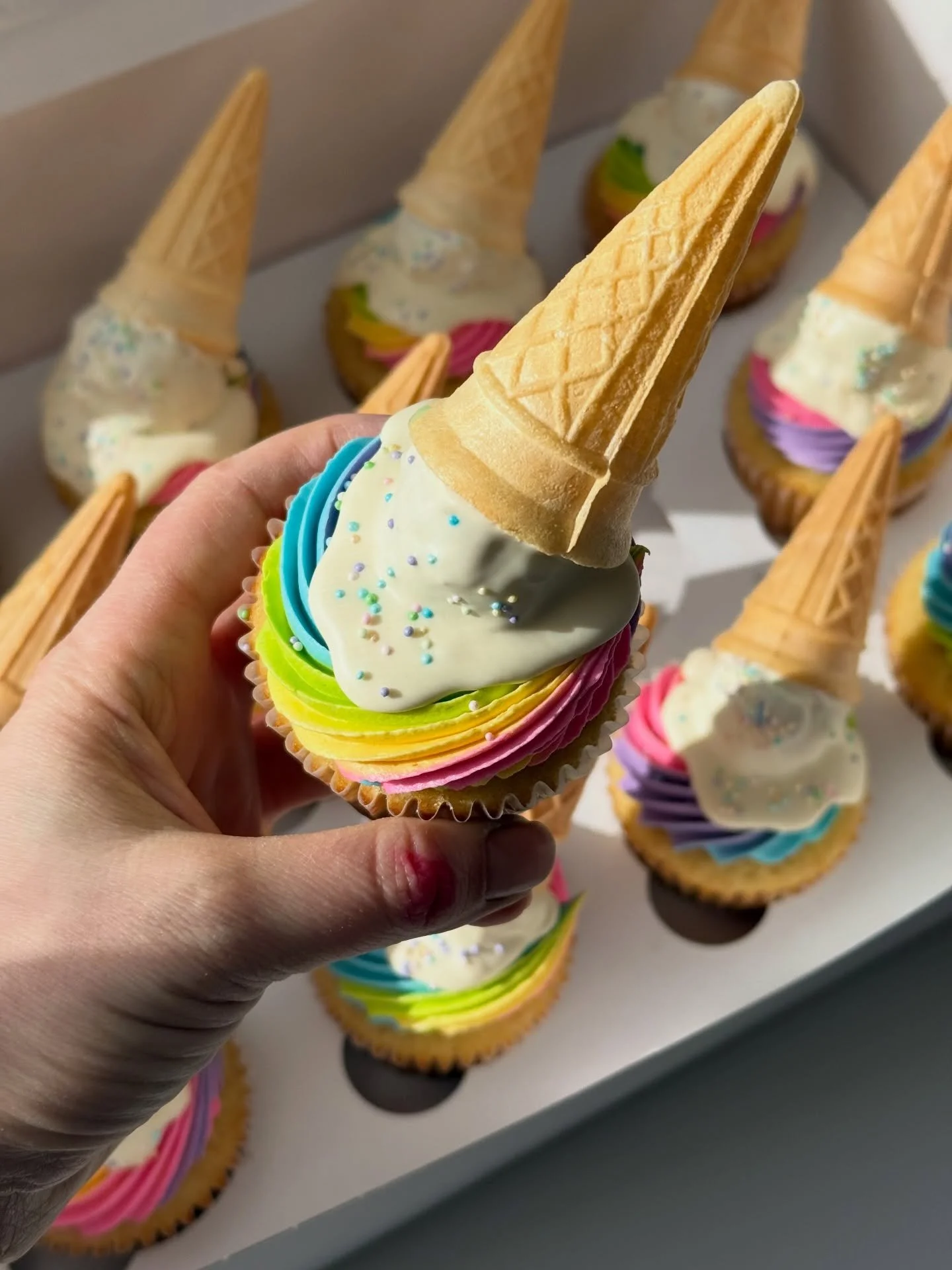 Ice cream cone cupcakes 🍦

✨ with the warmer temps in New York. It suddenly feels like early summer even though I know it&rsquo;s fake spring.

✨ I&rsquo;m celebrating the warmer temps with his amazing ice cream cone cupcake cupcakes

✨I started by 