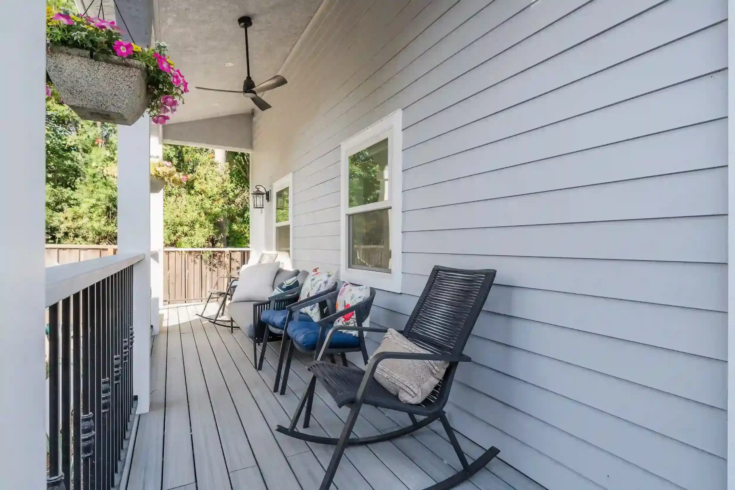 Backyard view of a San Jose modern detached ADU, featuring modern architectural design and structural engineering by Massoudi Consulting Engineers