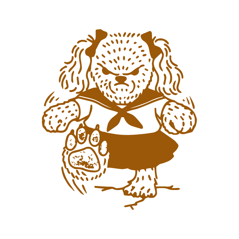 Illustration of a bear with a human-like body wearing a sailor outfit and holding up its paw with a number of fingers showing.